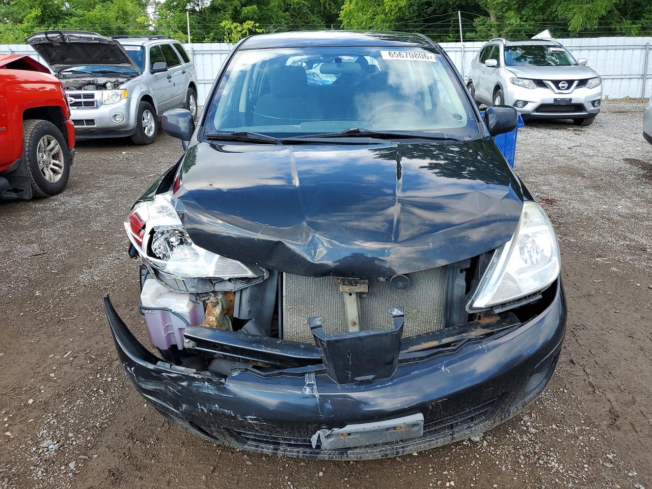 2011 Nissan Versa 1.8 S Black vin: 3N1BC1CP9BL486816