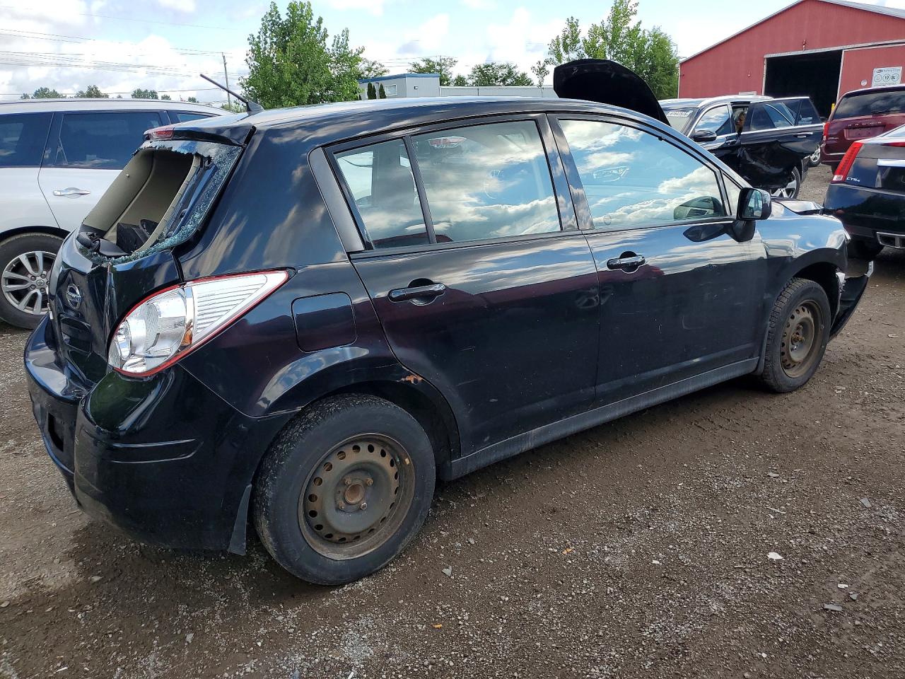 2011 Nissan Versa 1.8 S Black vin: 3N1BC1CP9BL486816