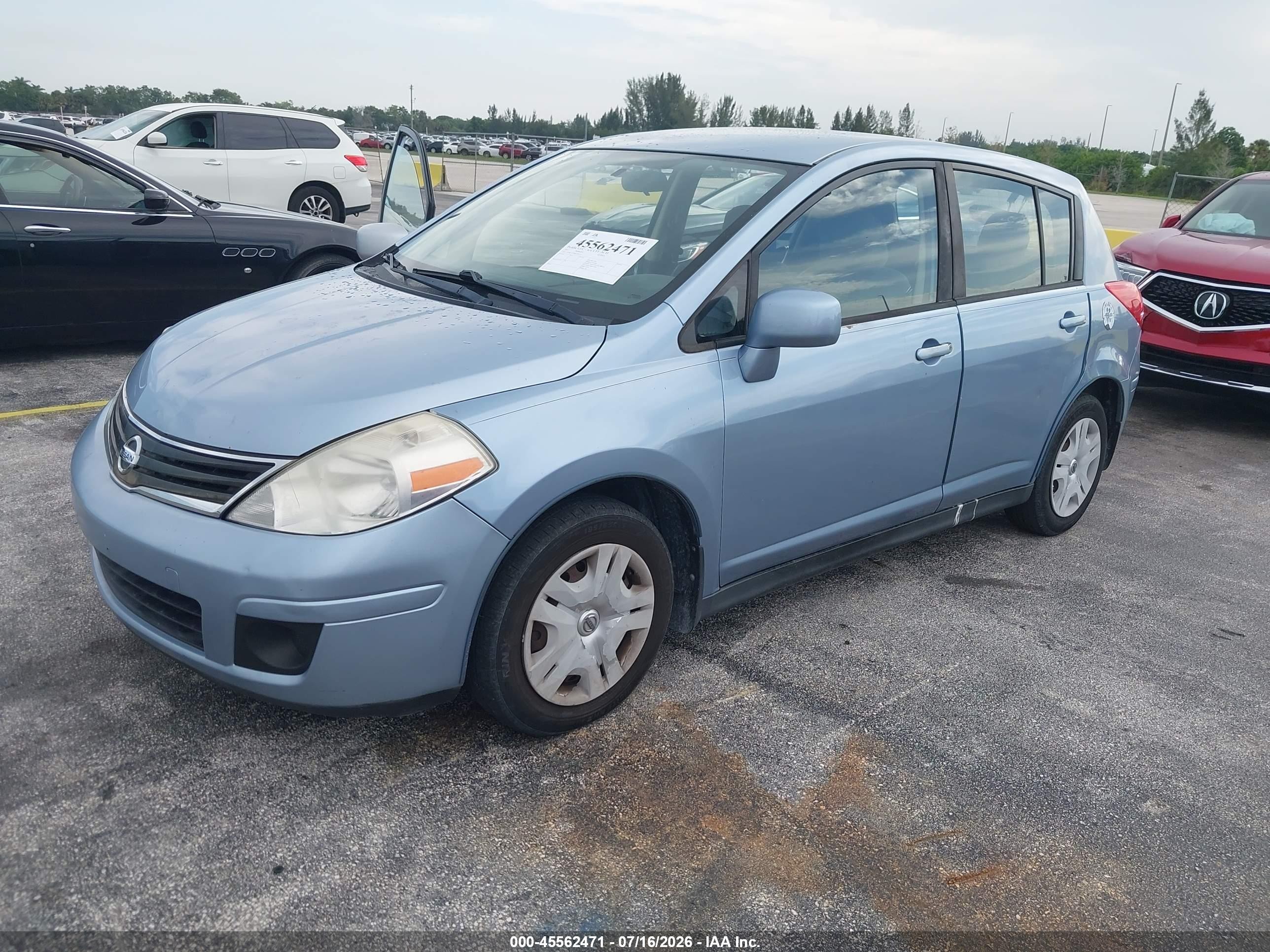 2011 Nissan Versa 1.8s Blue vin: 3N1BC1CP9BL492311