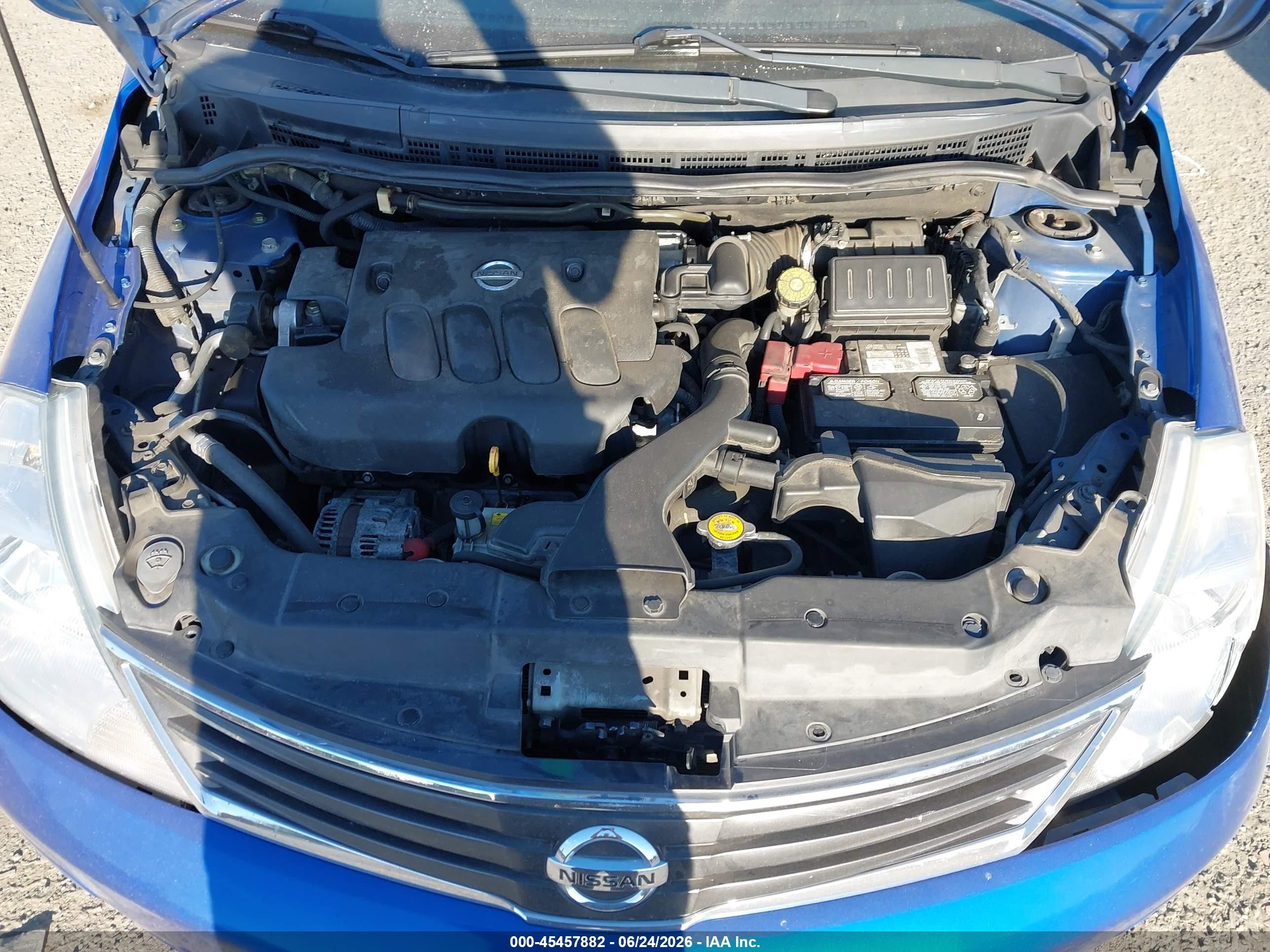 2011 Nissan Versa 1.8s Blue vin: 3N1BC1CP9BL494219