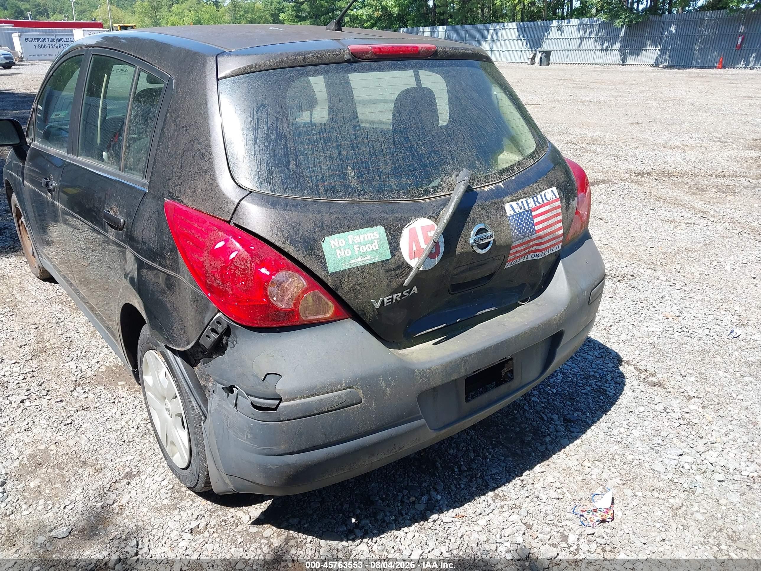 2011 Nissan Versa 1.8s Black vin: 3N1BC1CP9BL515568