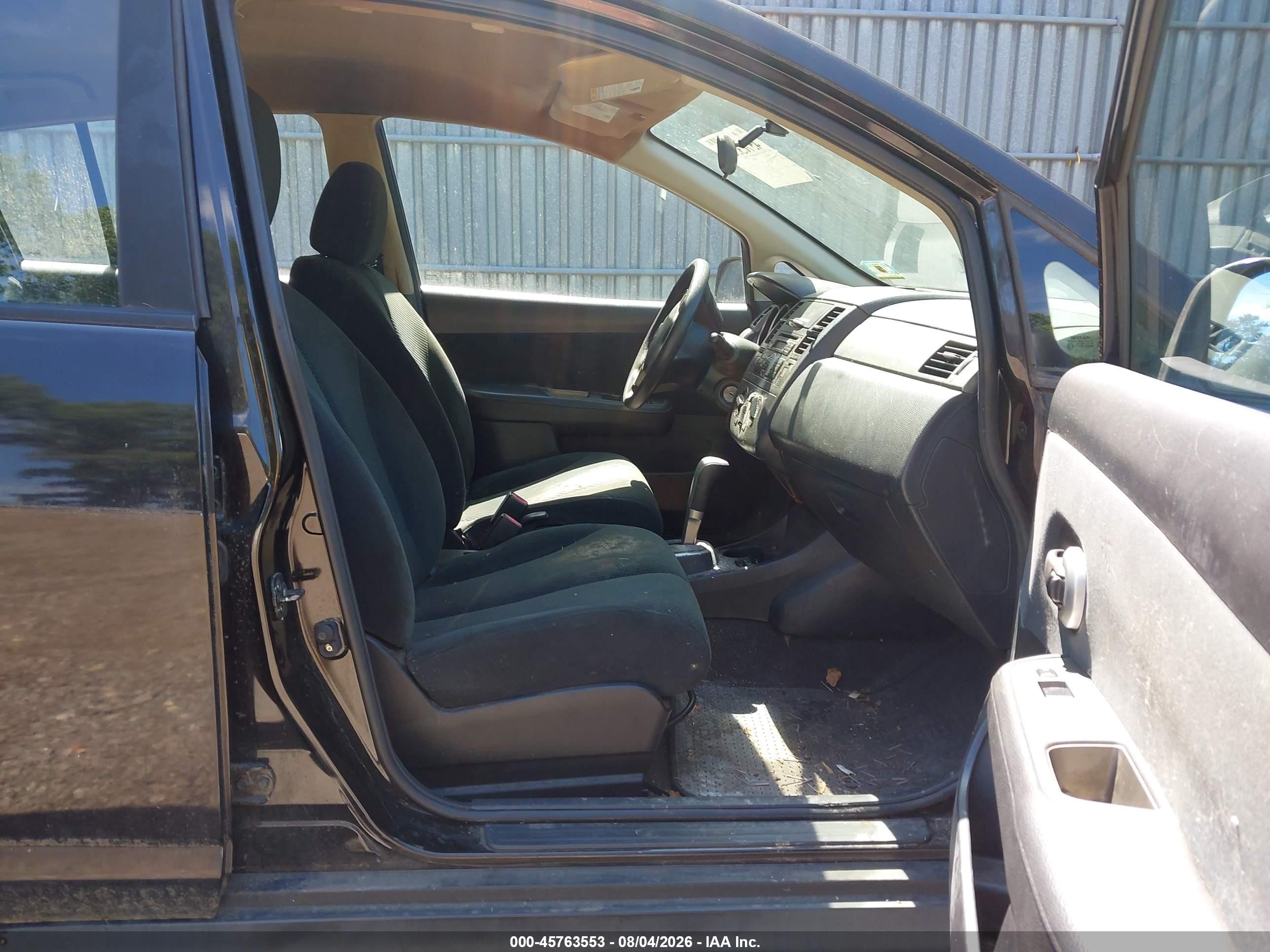 2011 Nissan Versa 1.8s Black vin: 3N1BC1CP9BL515568