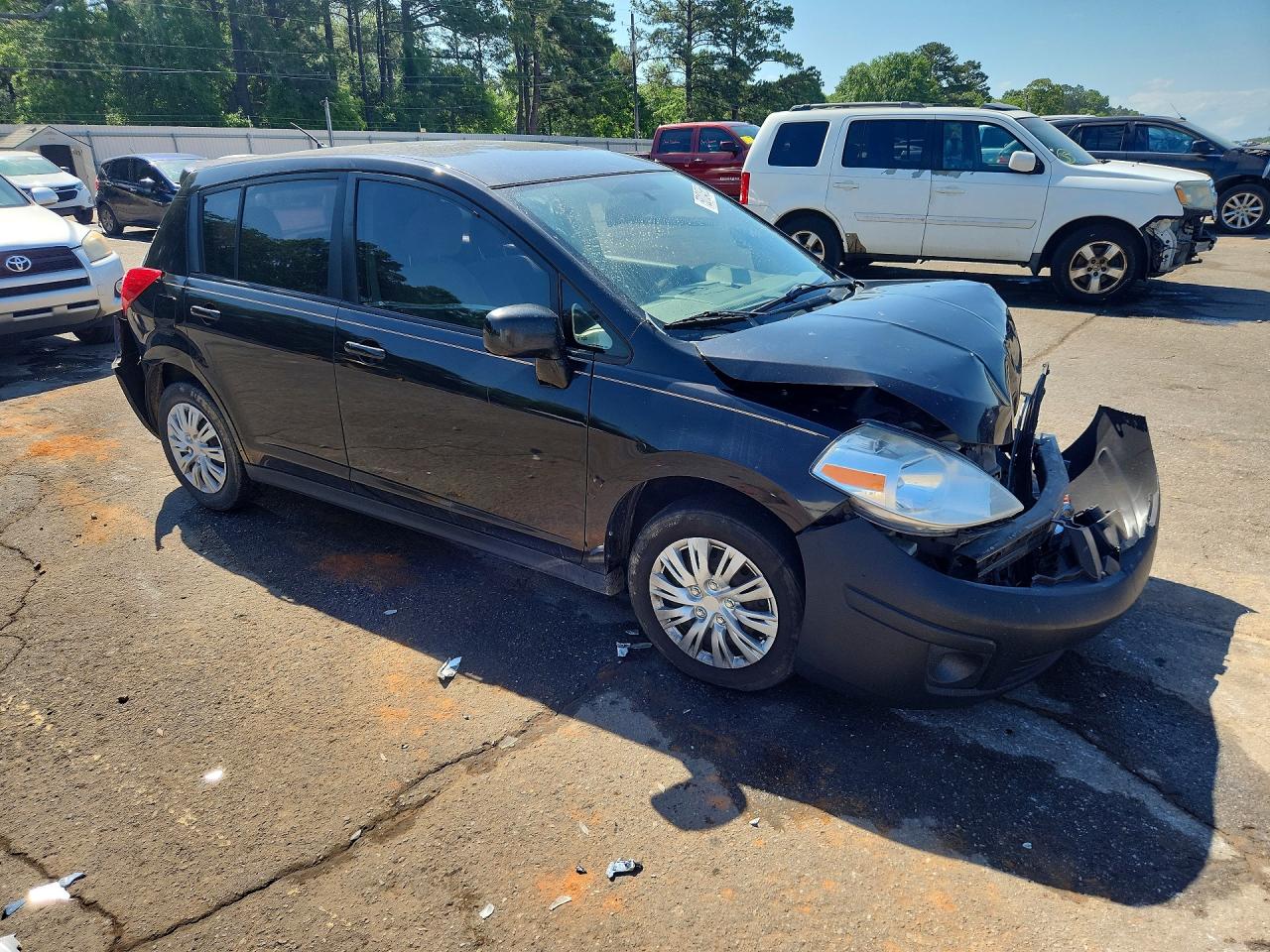 2011 Nissan Versa 1.8 S Black vin: 3N1BC1CP9BL517515