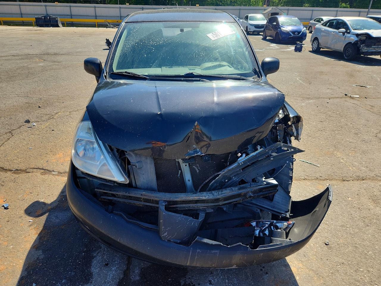 2011 Nissan Versa 1.8 S Black vin: 3N1BC1CP9BL517515