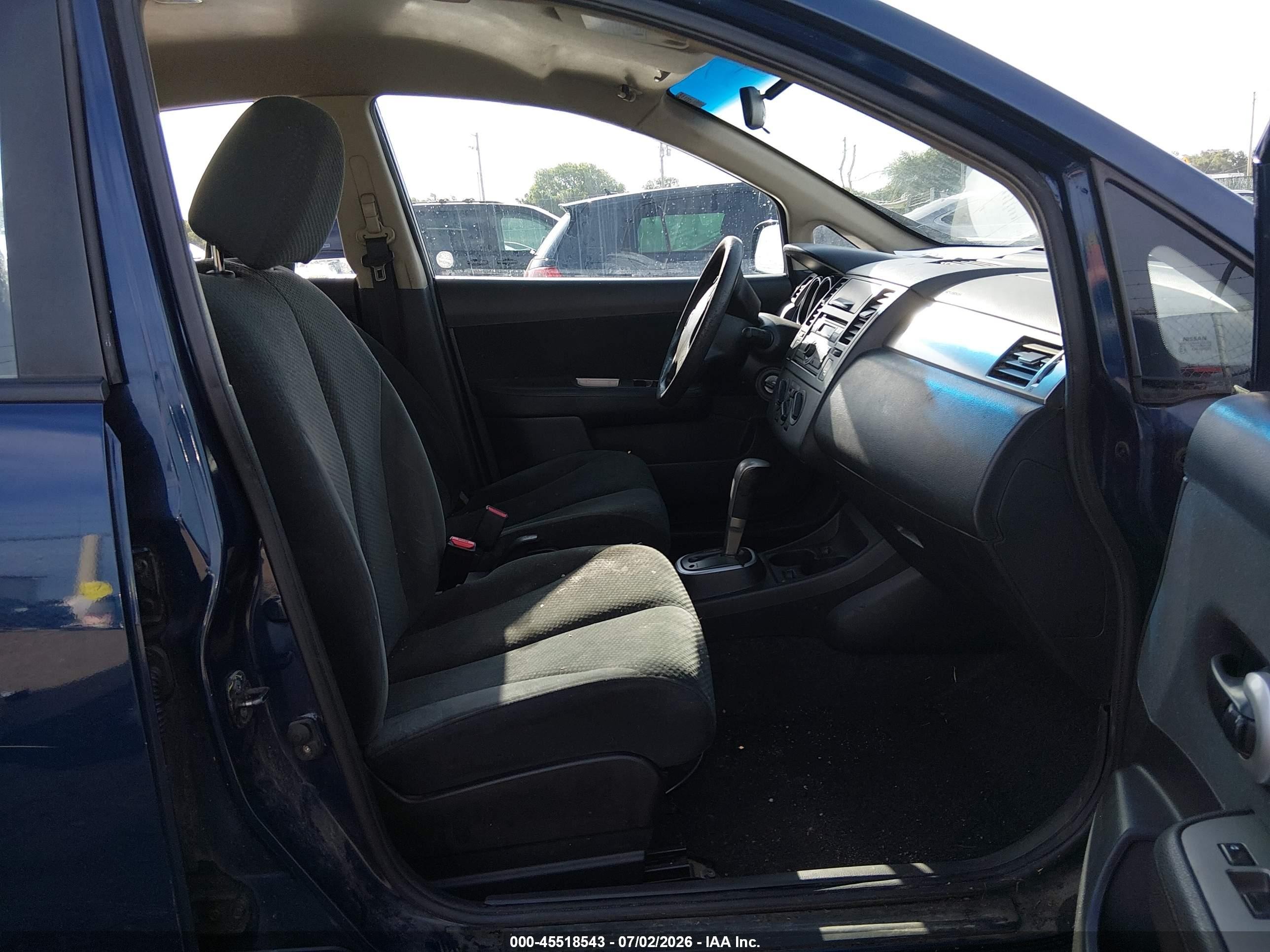 2012 Nissan Versa 1.8 S Blue vin: 3N1BC1CP9CK196695