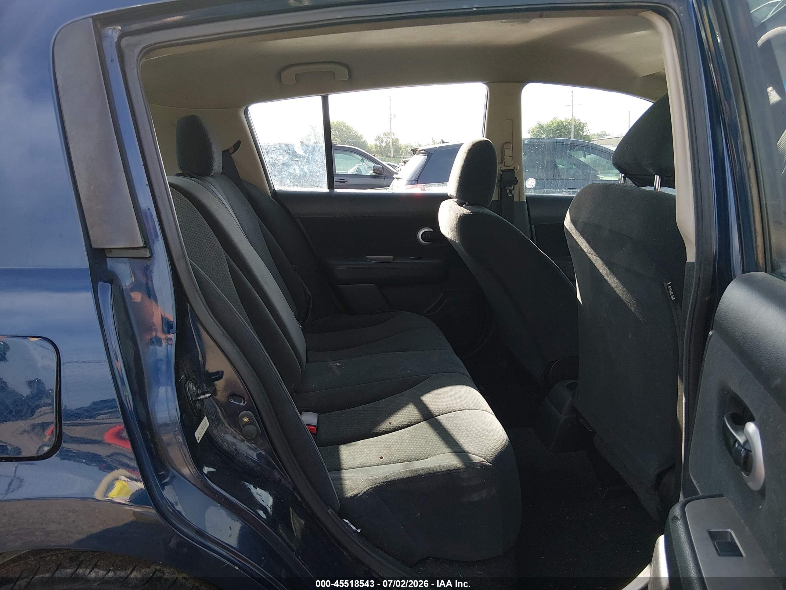 2012 Nissan Versa 1.8 S Blue vin: 3N1BC1CP9CK196695