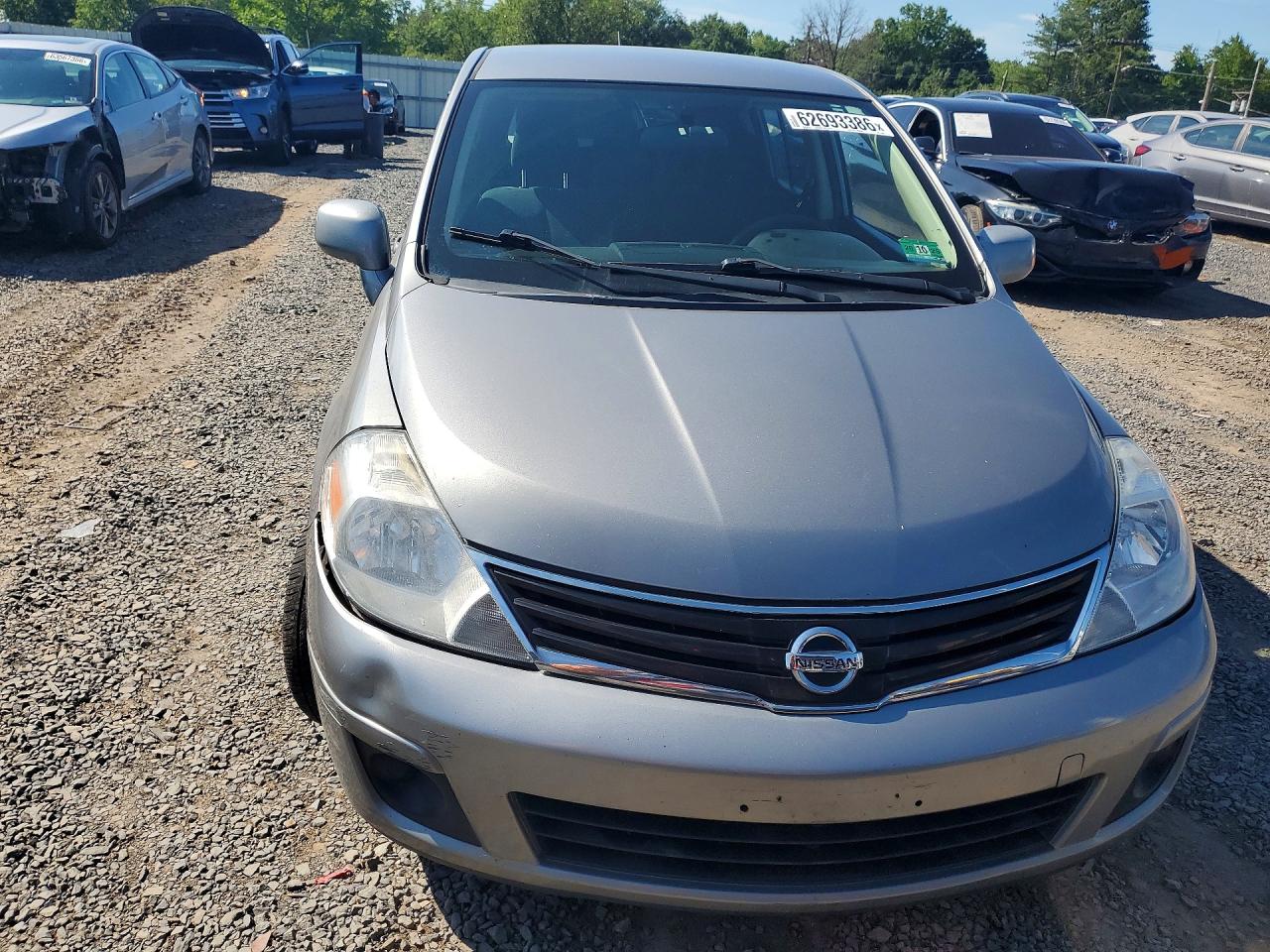 2012 Nissan Versa 1.8 S Gray vin: 3N1BC1CP9CK203838