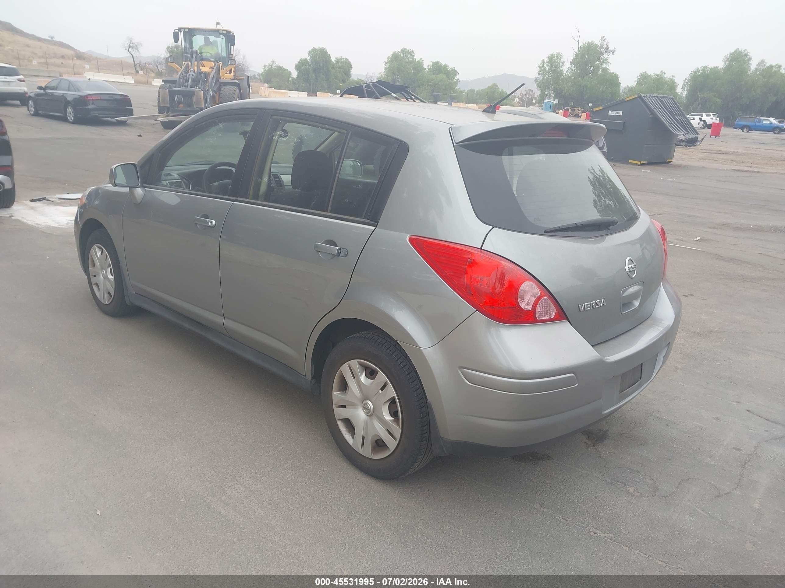 2012 Nissan Versa 1.8 S Gray vin: 3N1BC1CP9CK218047