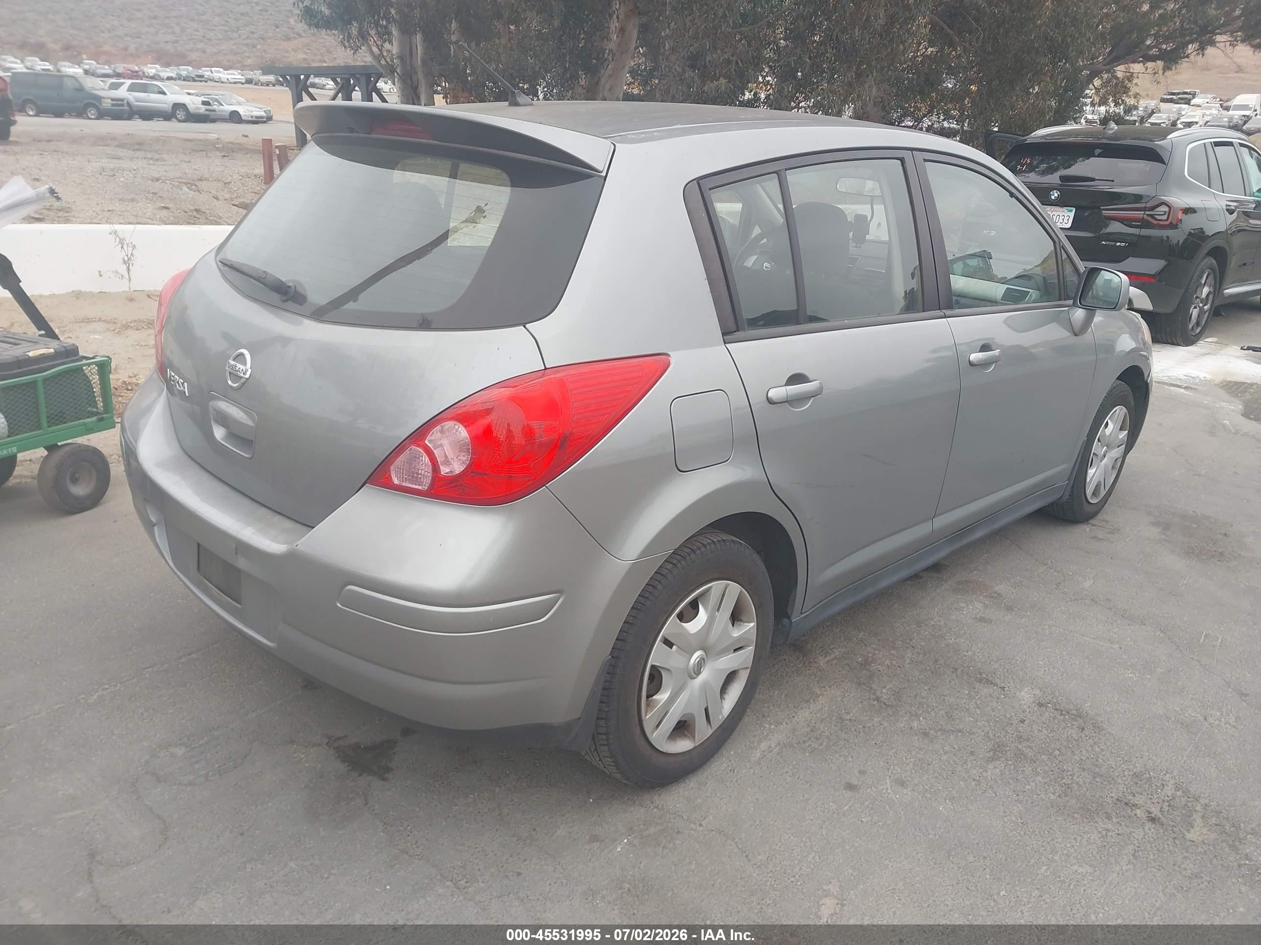 2012 Nissan Versa 1.8 S Gray vin: 3N1BC1CP9CK218047