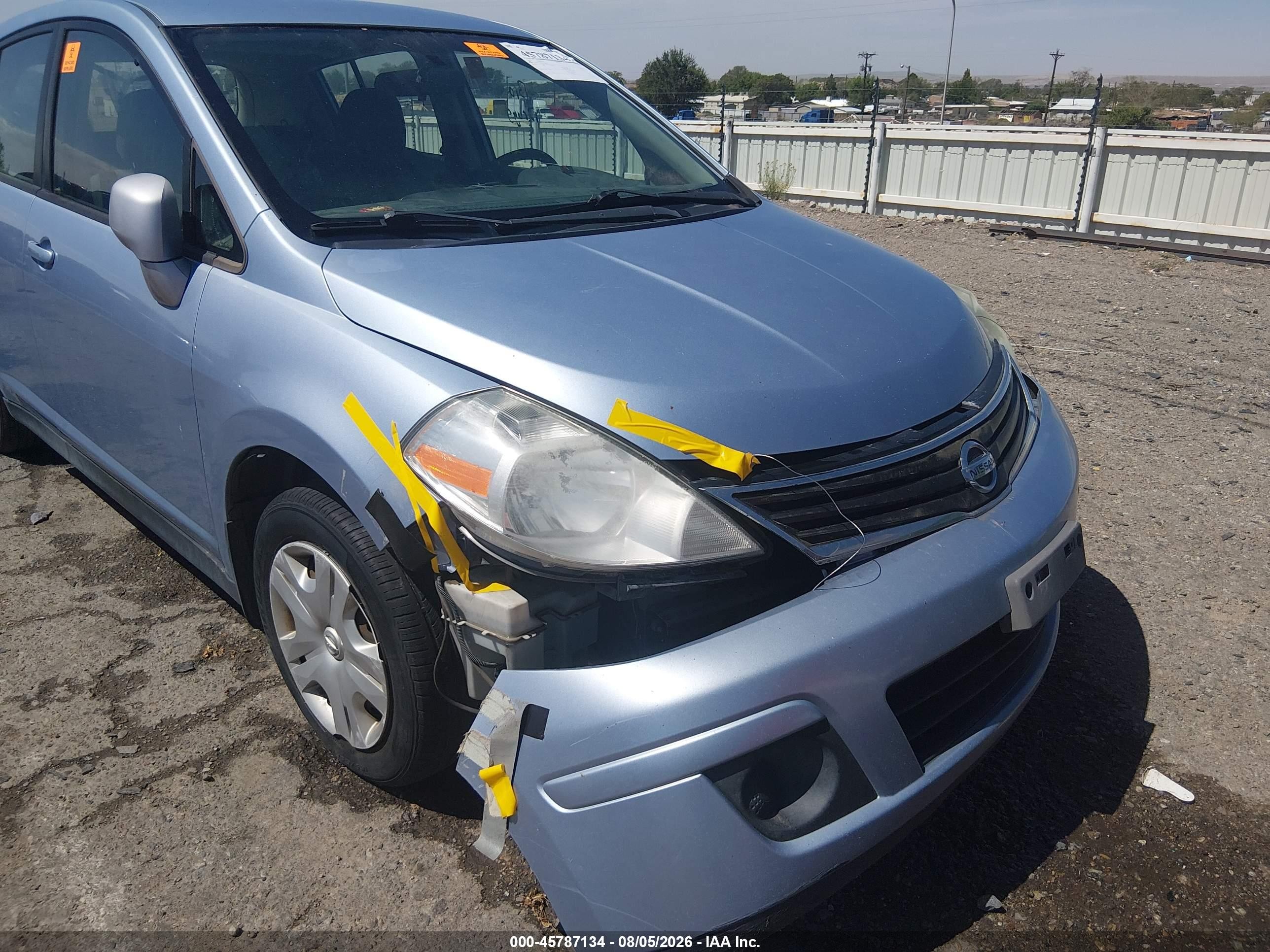 2012 Nissan Versa 1.8 S Синий vin: 3N1BC1CP9CK228996