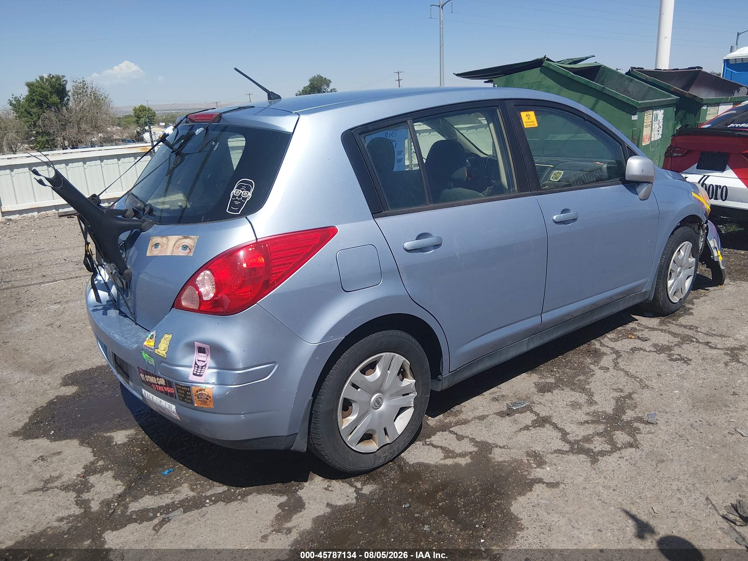 2012 Nissan Versa 1.8 S Синий vin: 3N1BC1CP9CK228996