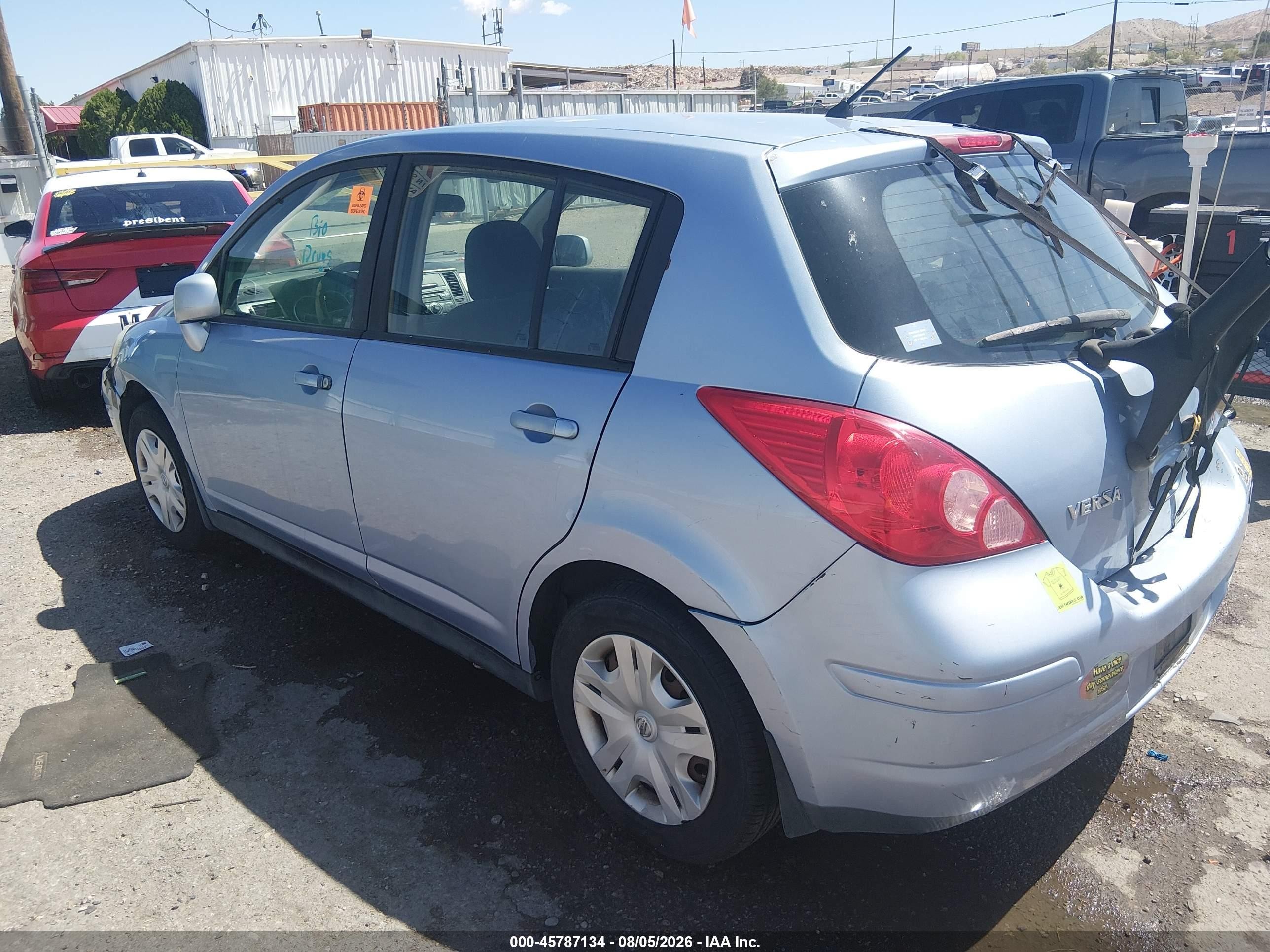 2012 Nissan Versa 1.8 S Синий vin: 3N1BC1CP9CK228996