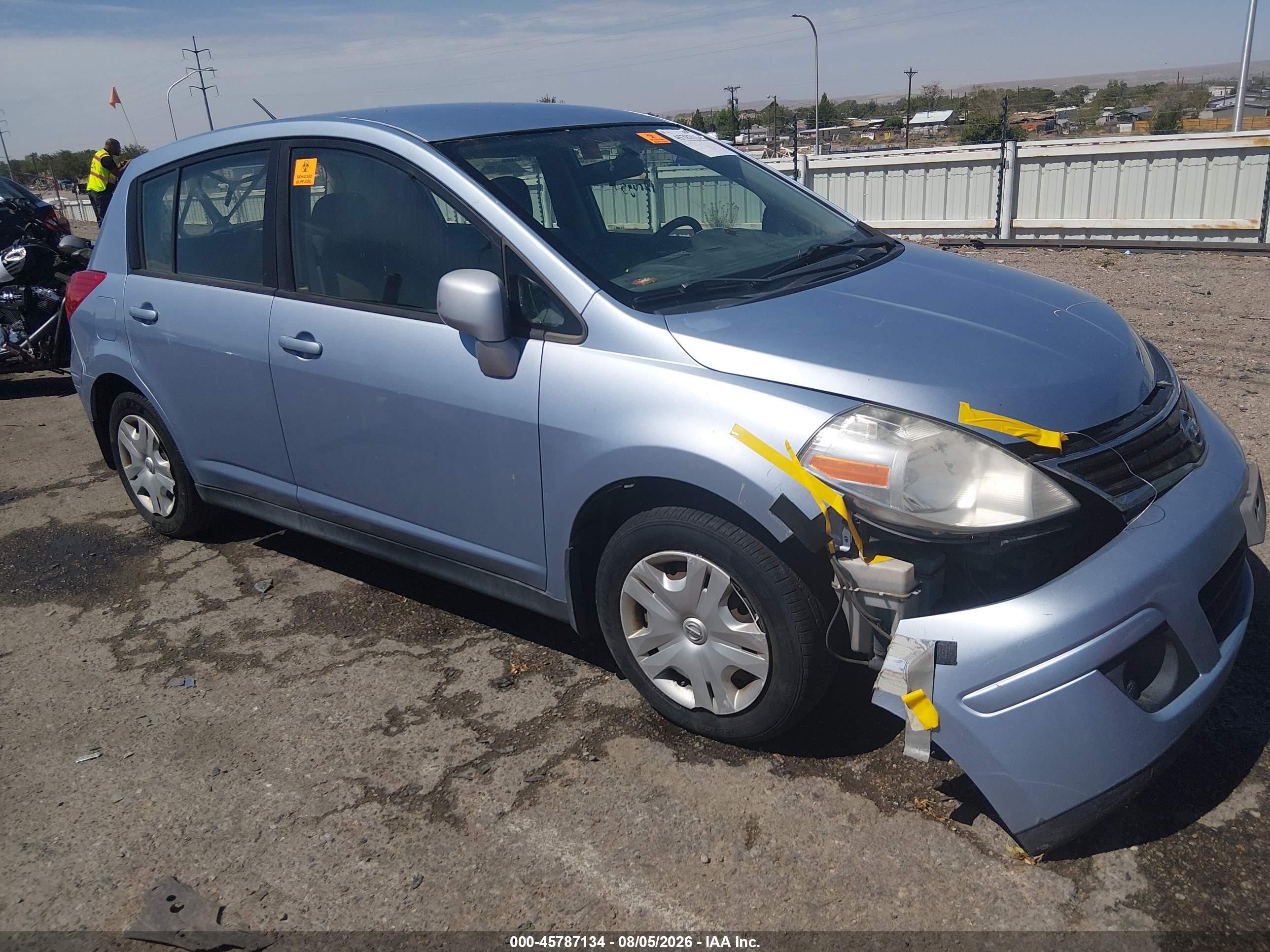 2012 Nissan Versa 1.8 S Blue vin: 3N1BC1CP9CK228996