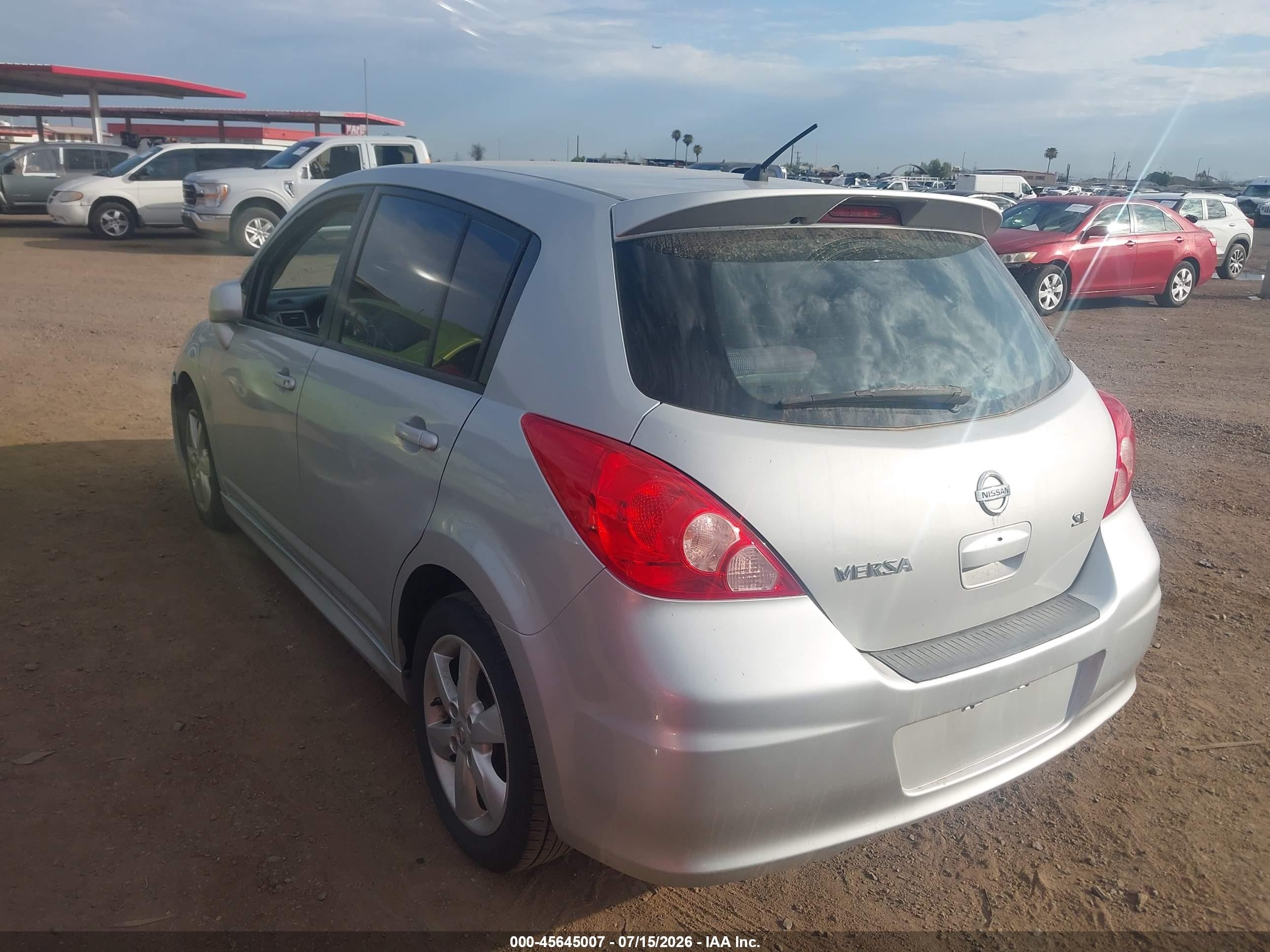 2012 Nissan Versa 1.8 Sl Серый vin: 3N1BC1CP9CK245510