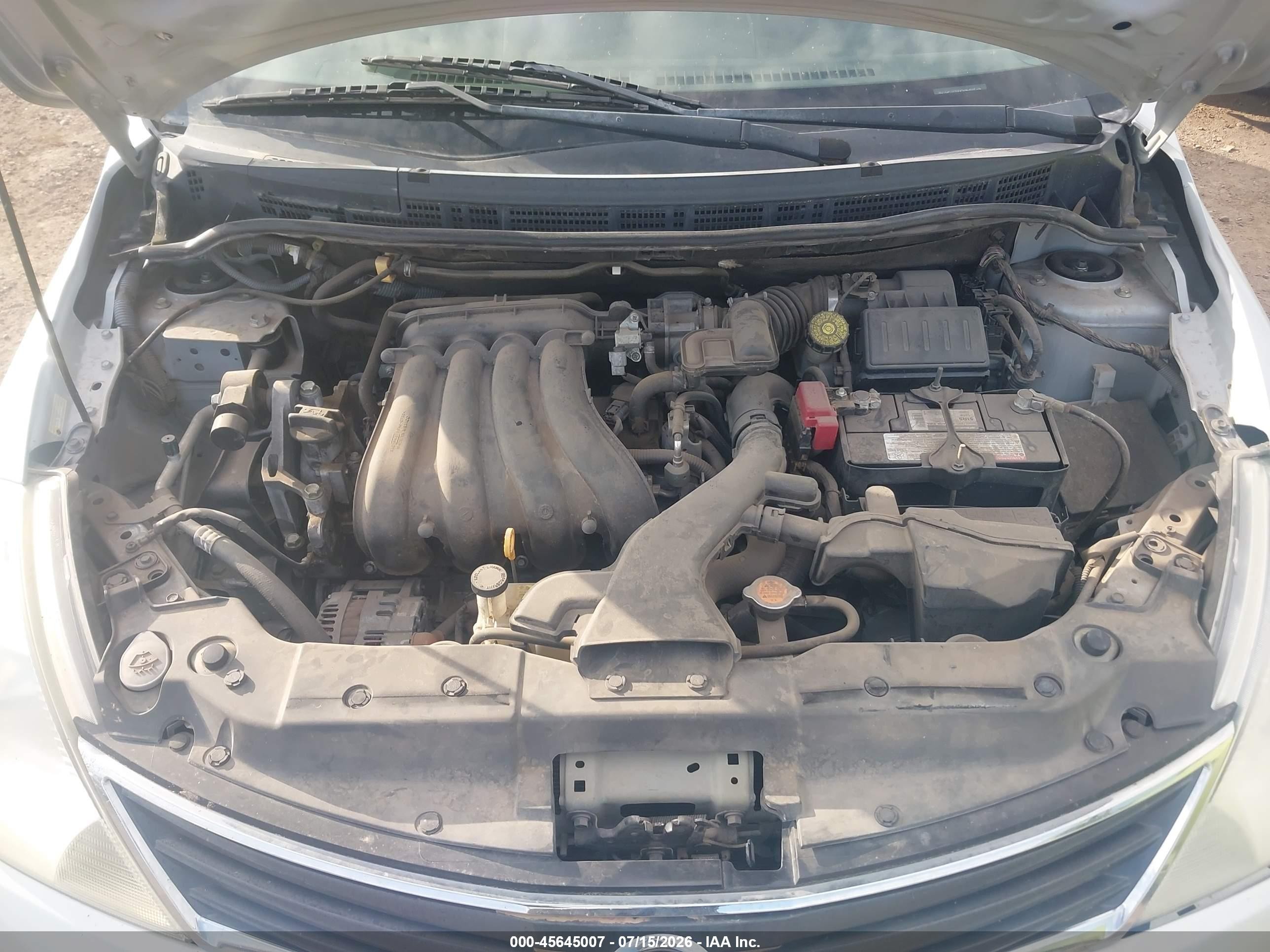 2012 Nissan Versa 1.8 Sl Серый vin: 3N1BC1CP9CK245510