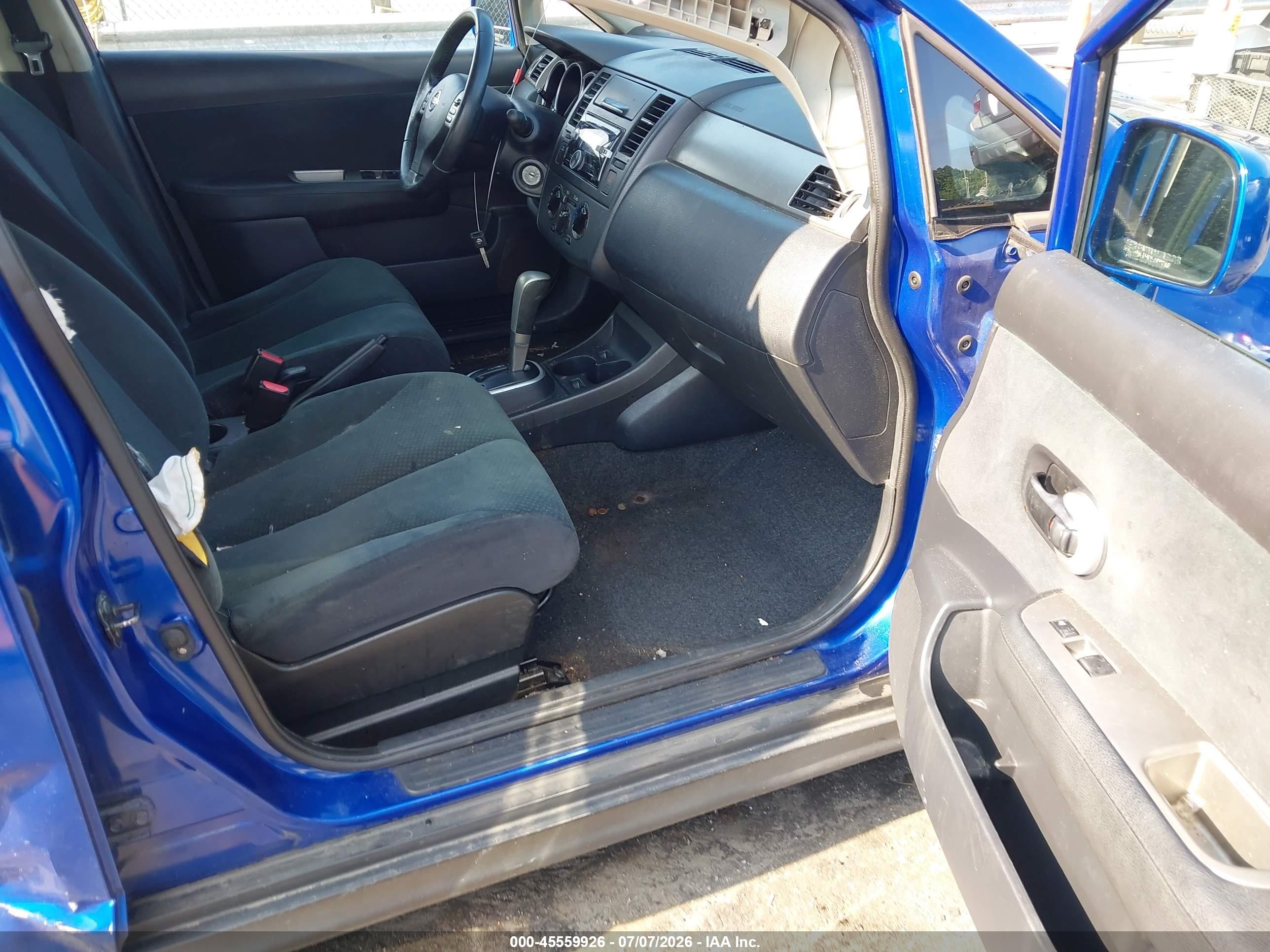 2012 Nissan Versa 1.8 S Blue vin: 3N1BC1CP9CK246978