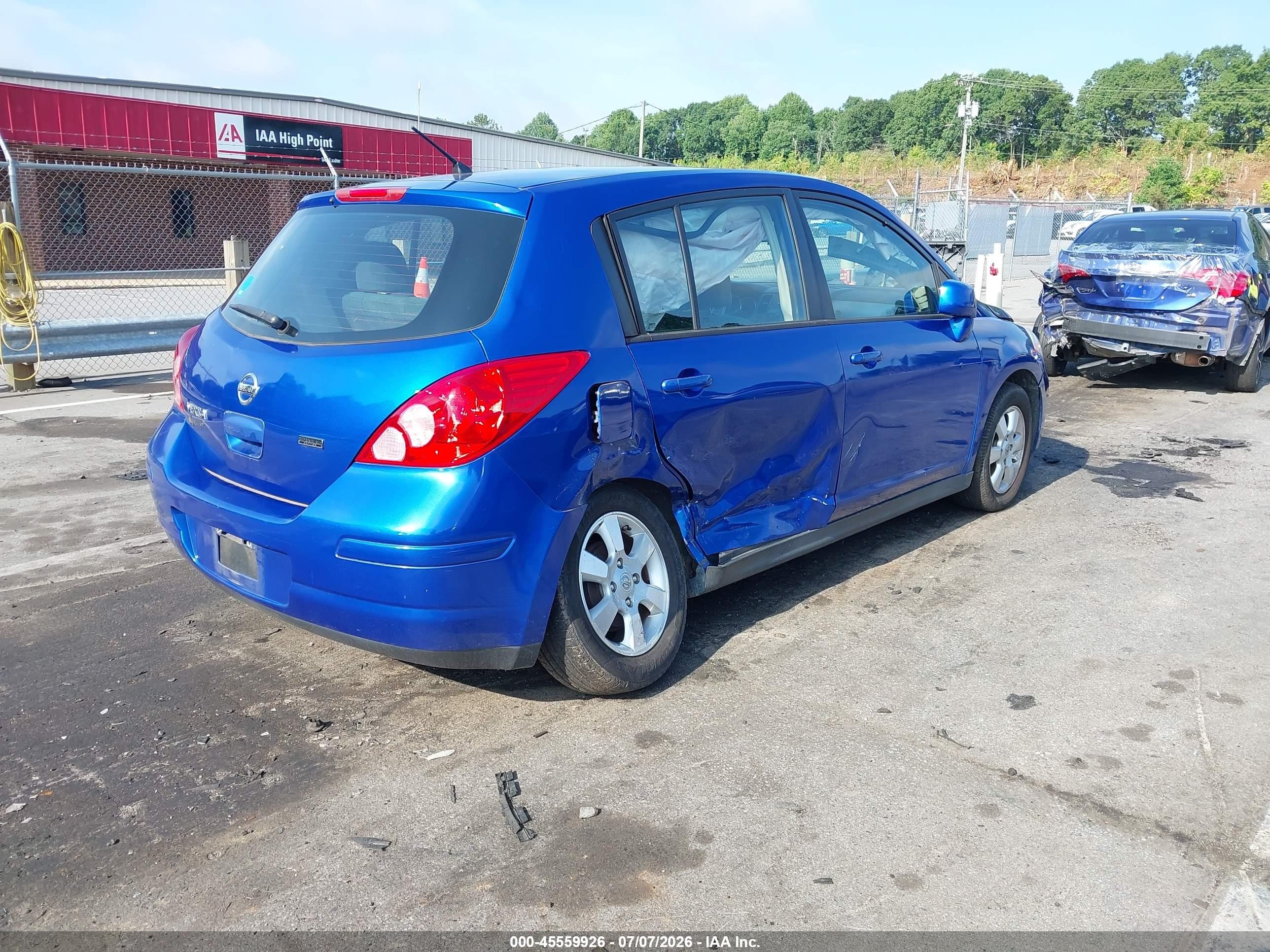 2012 Nissan Versa 1.8 S Blue vin: 3N1BC1CP9CK246978