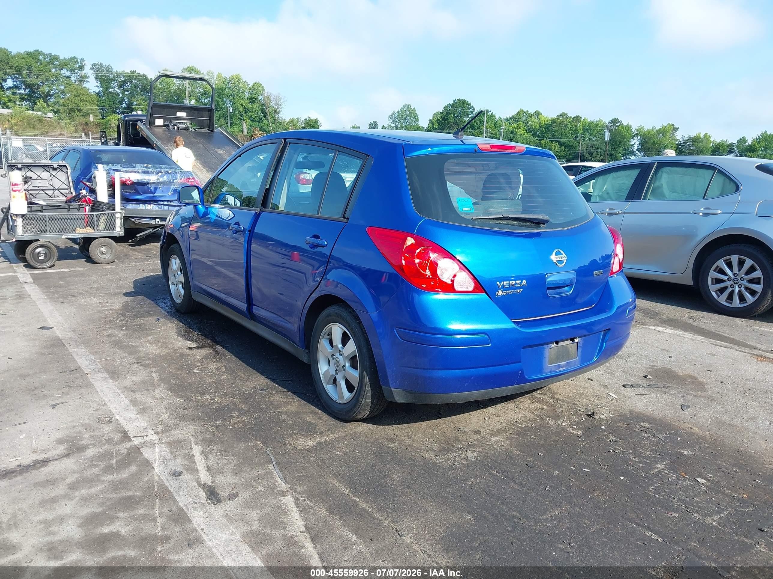 2012 Nissan Versa 1.8 S Blue vin: 3N1BC1CP9CK246978