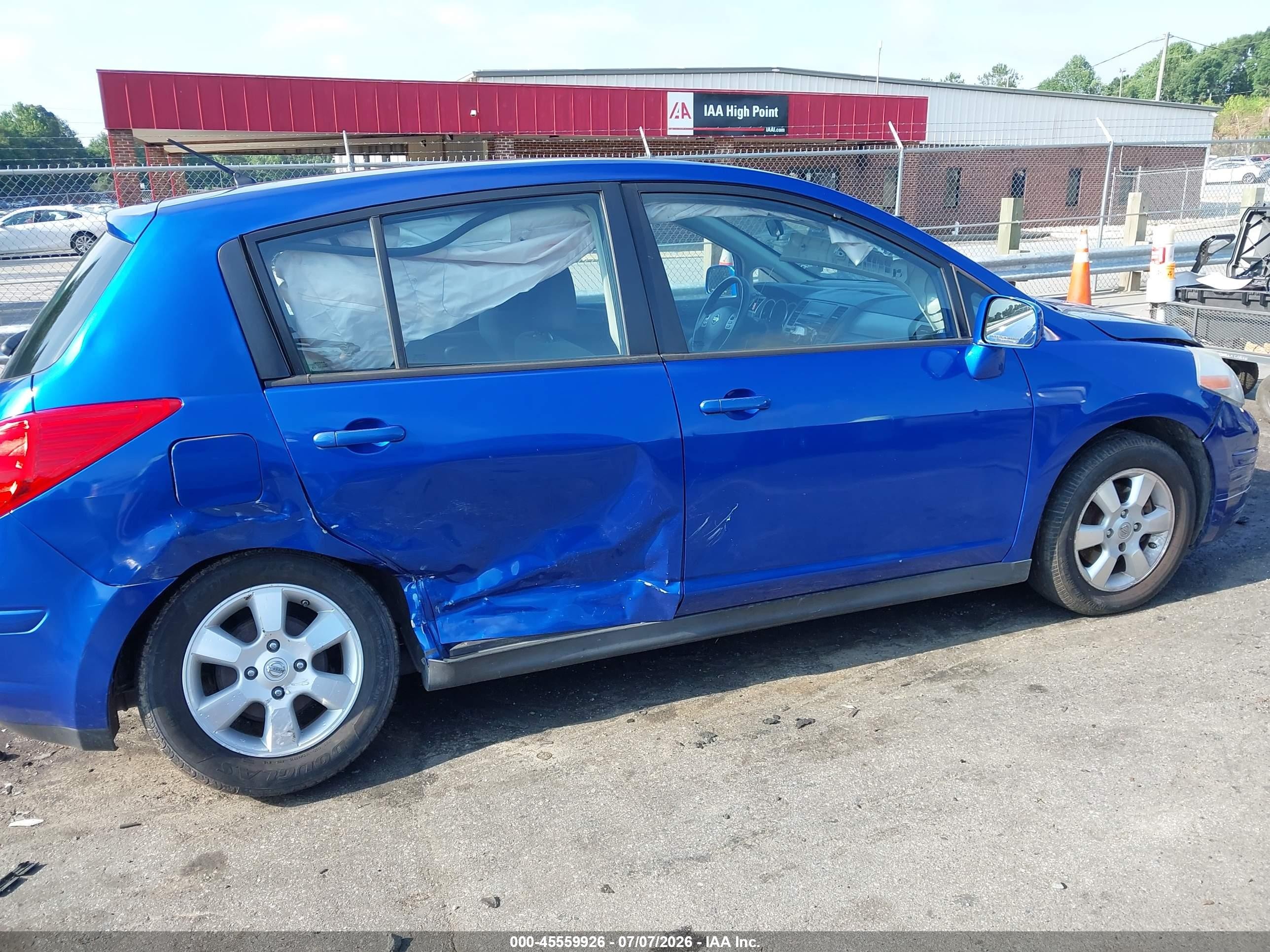 2012 Nissan Versa 1.8 S Blue vin: 3N1BC1CP9CK246978