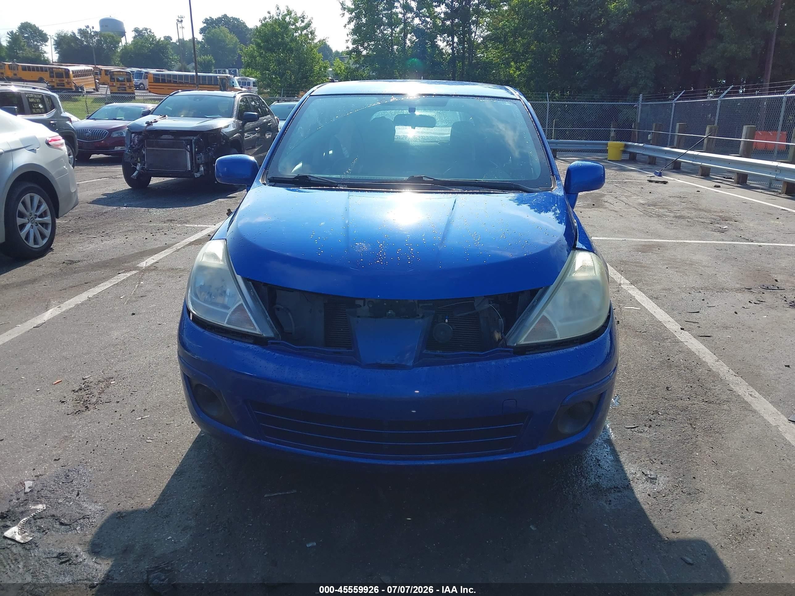 2012 Nissan Versa 1.8 S Blue vin: 3N1BC1CP9CK246978