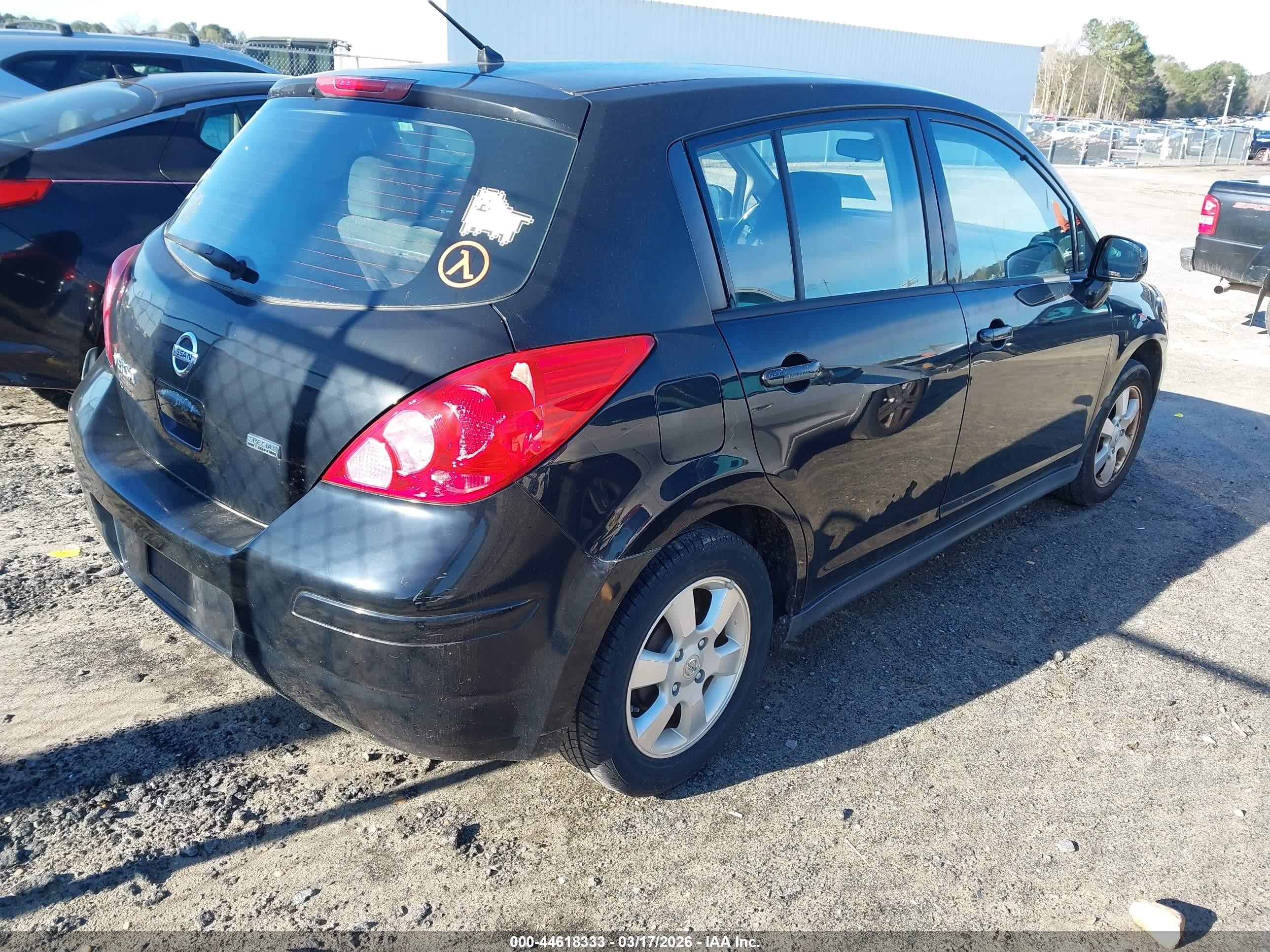 2012 Nissan Versa 1.8 S Black vin: 3N1BC1CP9CK275669