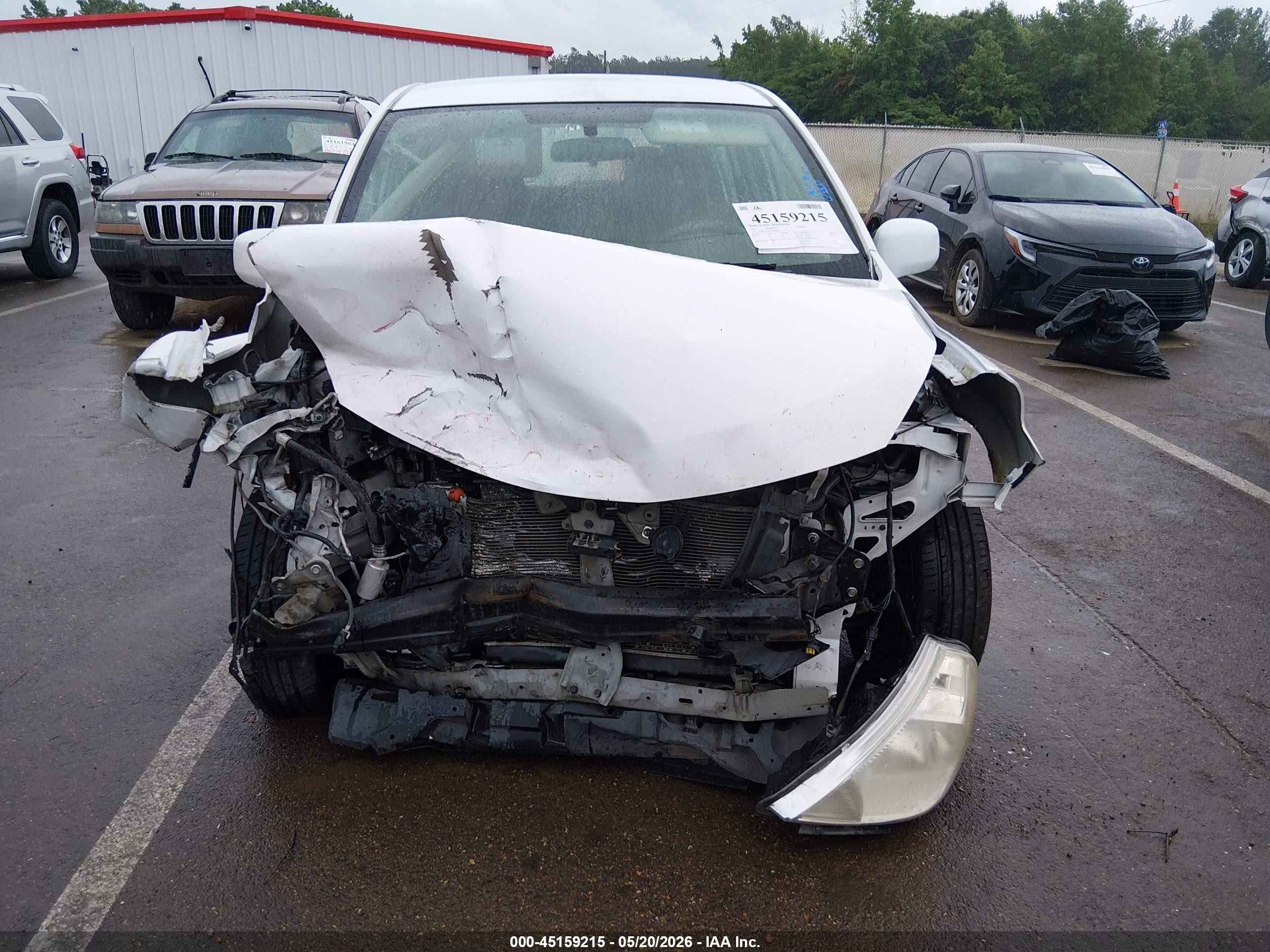 2012 Nissan Versa 1.8 S White vin: 3N1BC1CP9CK296456