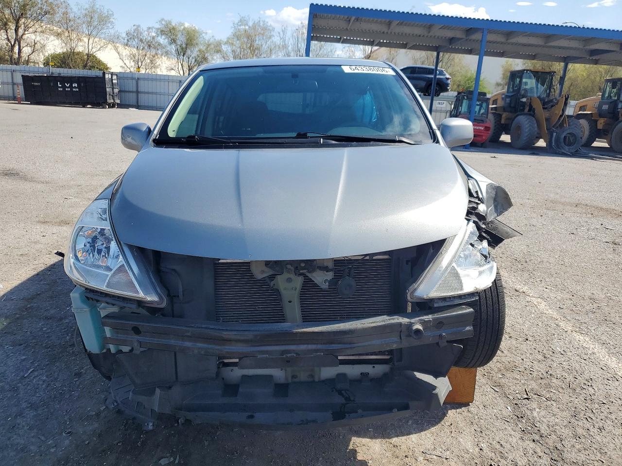 2012 Nissan Versa 1.8 S Gray vin: 3N1BC1CP9CK297767