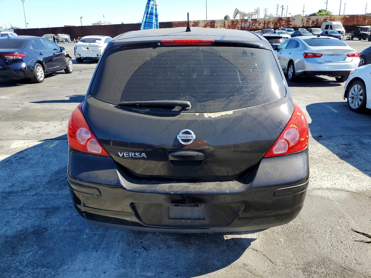 2012 Nissan Versa 1.8 S Black vin: 3N1BC1CP9CL358867
