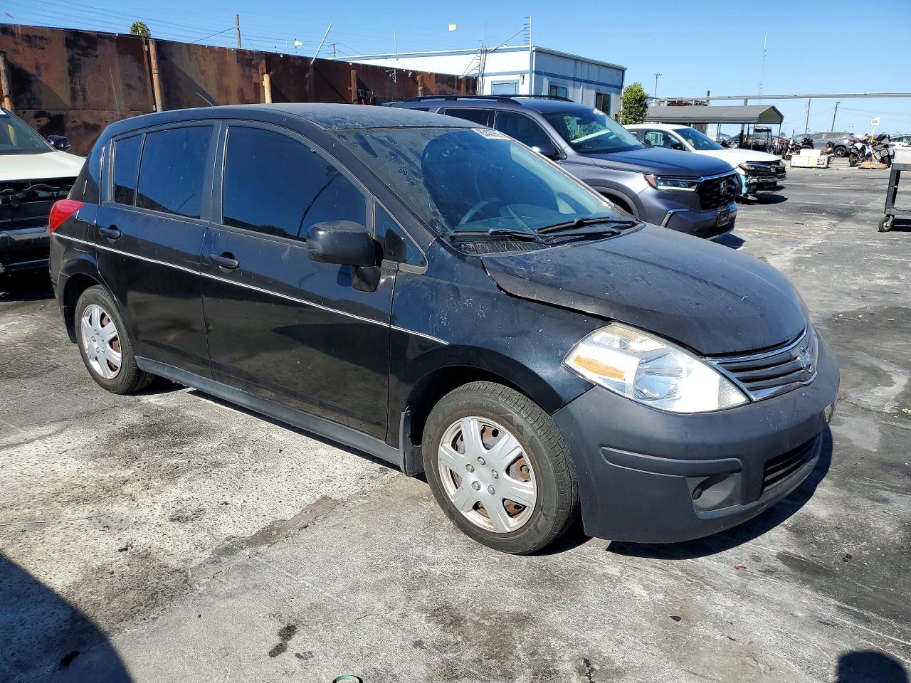 2012 Nissan Versa 1.8 S Black vin: 3N1BC1CP9CL358867