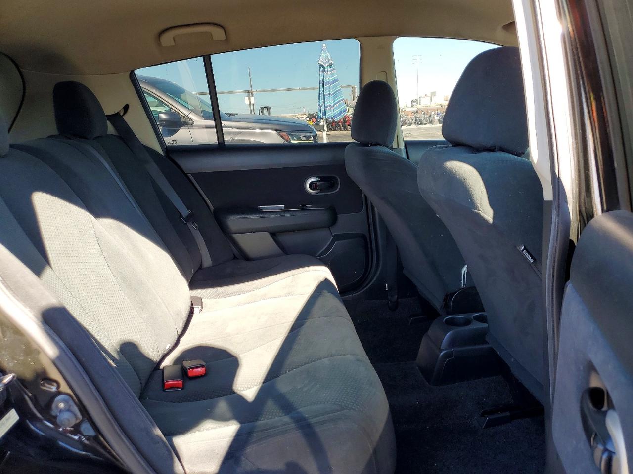 2012 Nissan Versa 1.8 S Black vin: 3N1BC1CP9CL358867