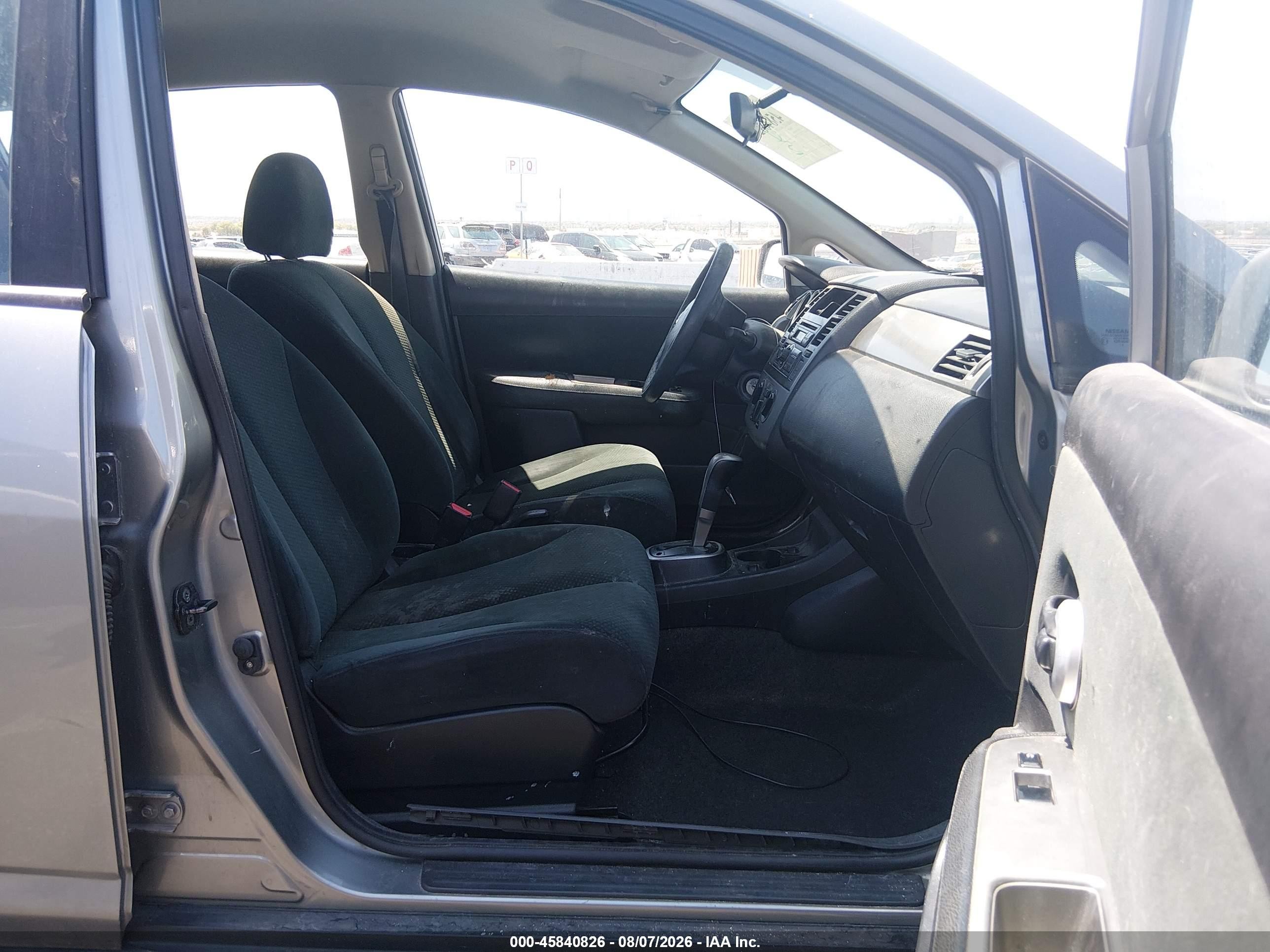 2012 Nissan Versa 1.8 S Gray vin: 3N1BC1CP9CL361381