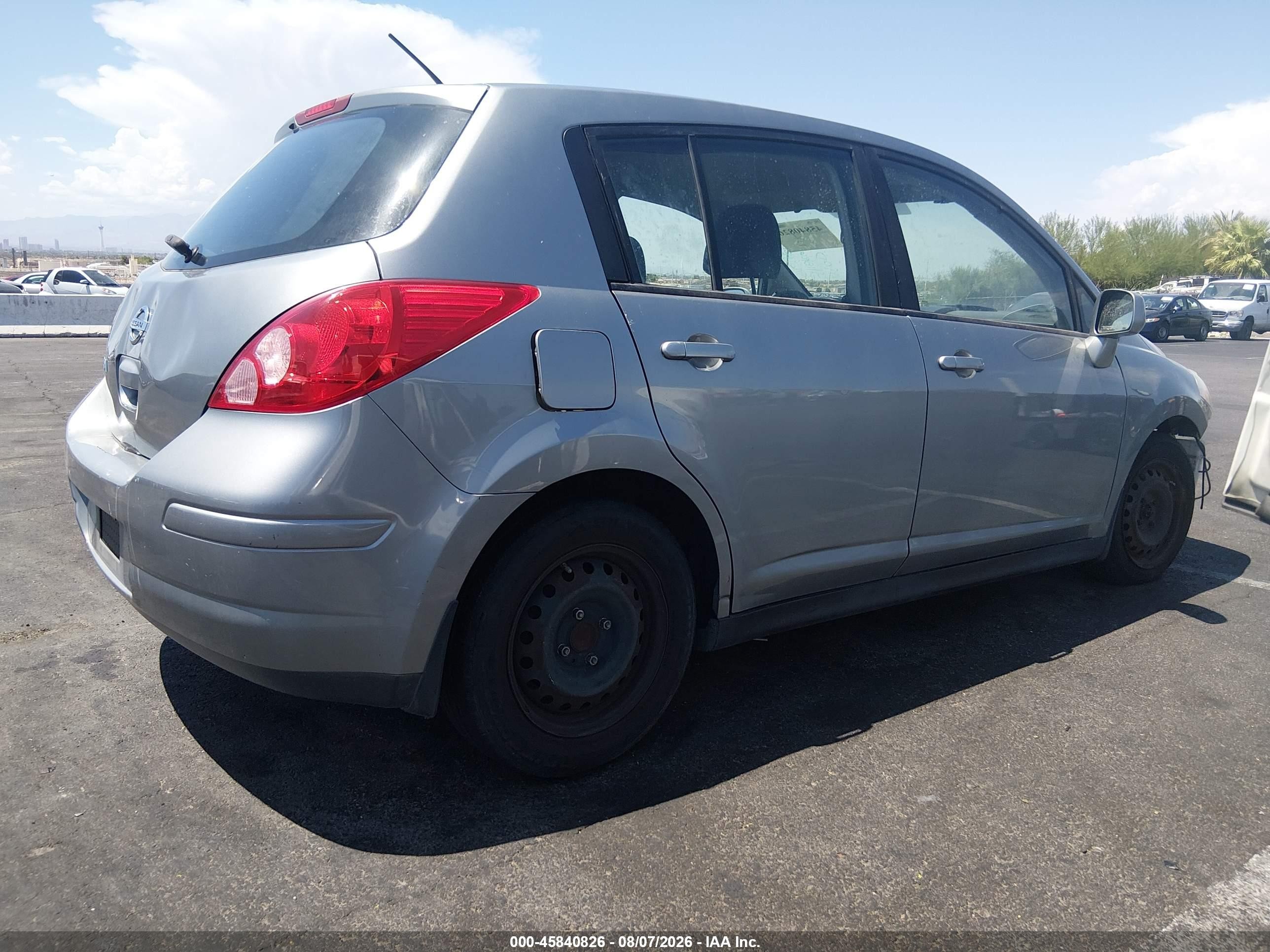 2012 Nissan Versa 1.8 S Gray vin: 3N1BC1CP9CL361381