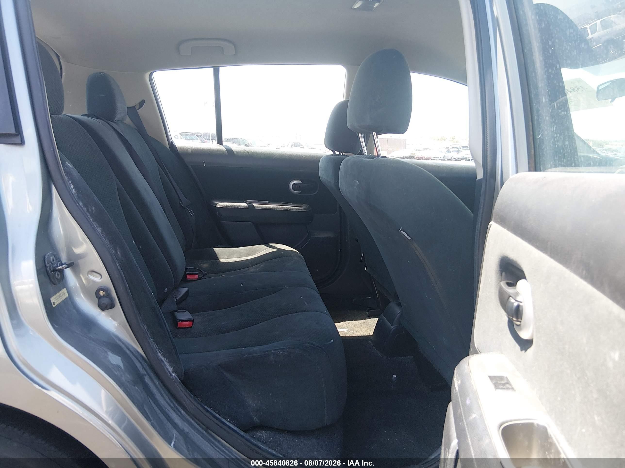 2012 Nissan Versa 1.8 S Gray vin: 3N1BC1CP9CL361381