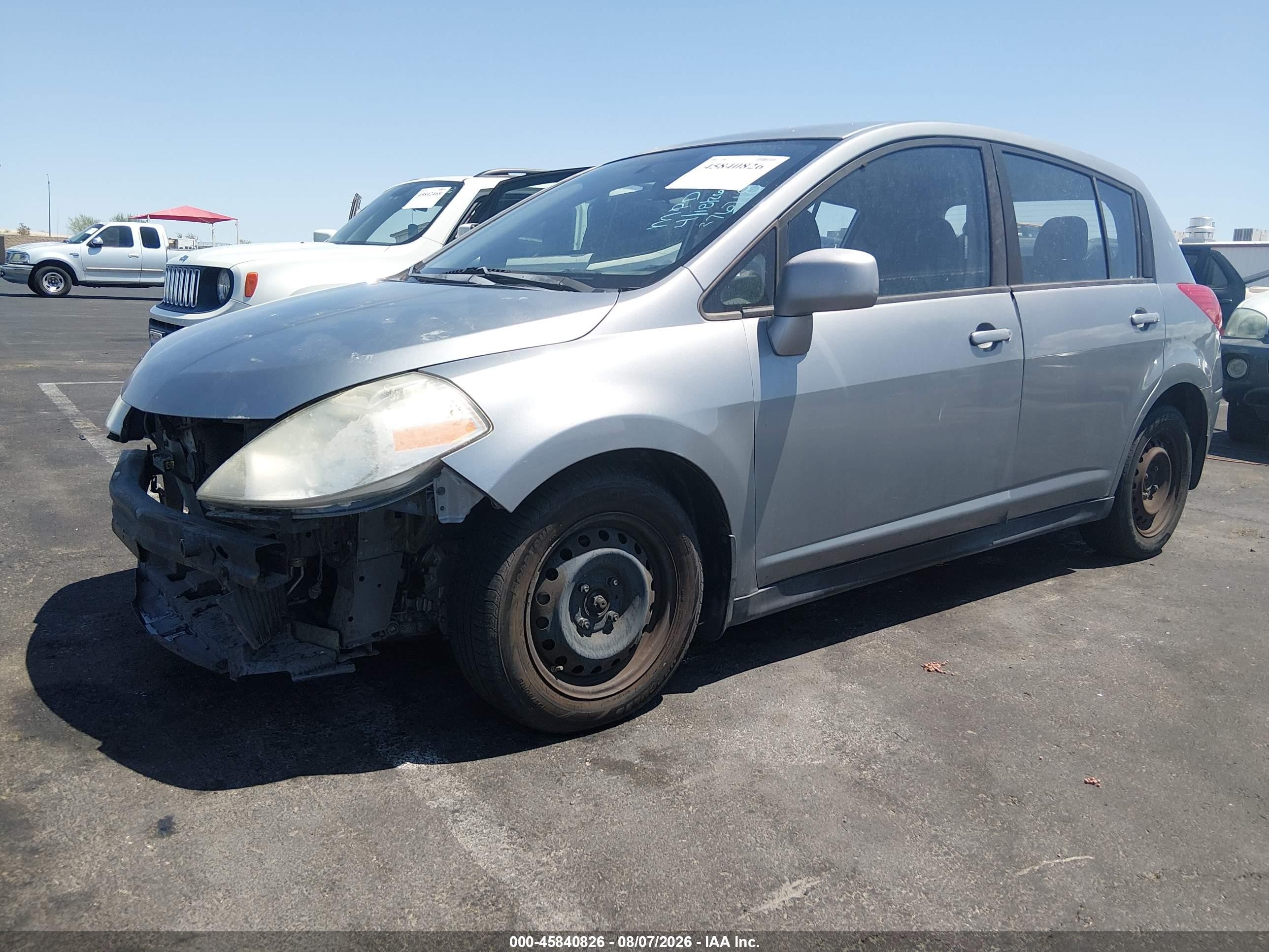 2012 Nissan Versa 1.8 S Gray vin: 3N1BC1CP9CL361381