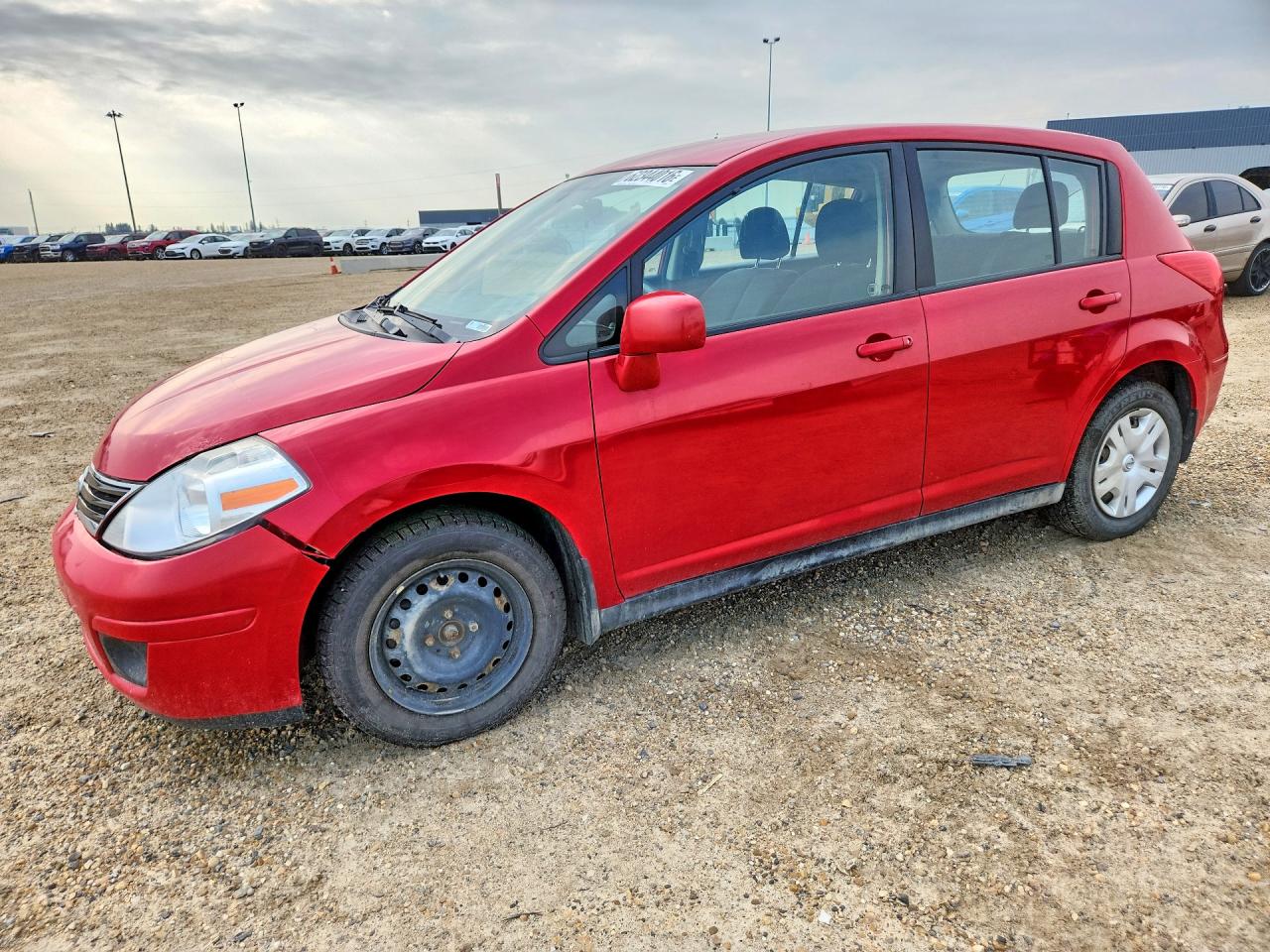 2012 Nissan Versa 1.8 S Red vin: 3N1BC1CP9CL363938
