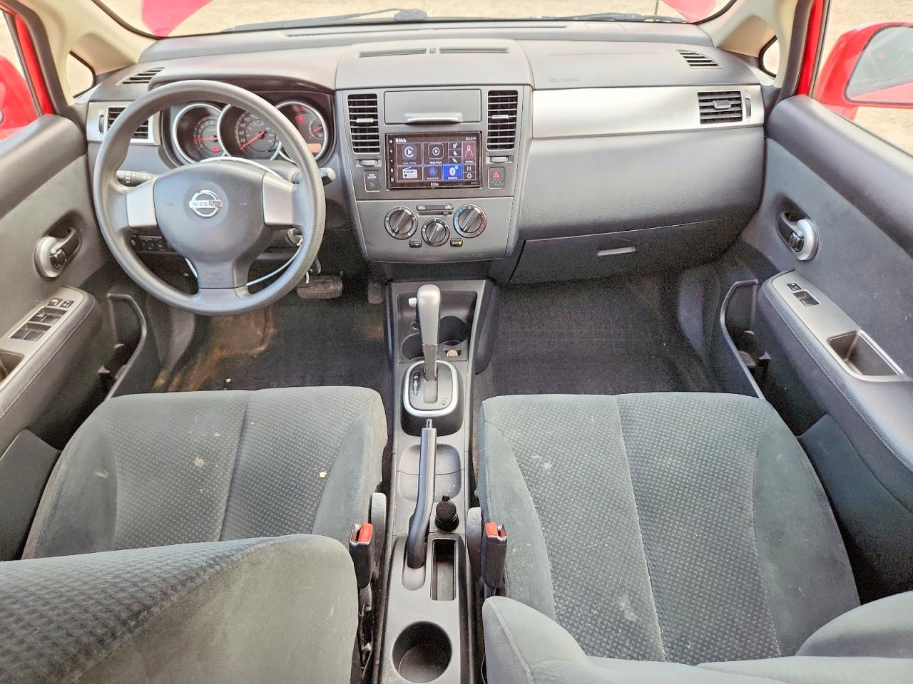 2012 Nissan Versa 1.8 S Red vin: 3N1BC1CP9CL363938