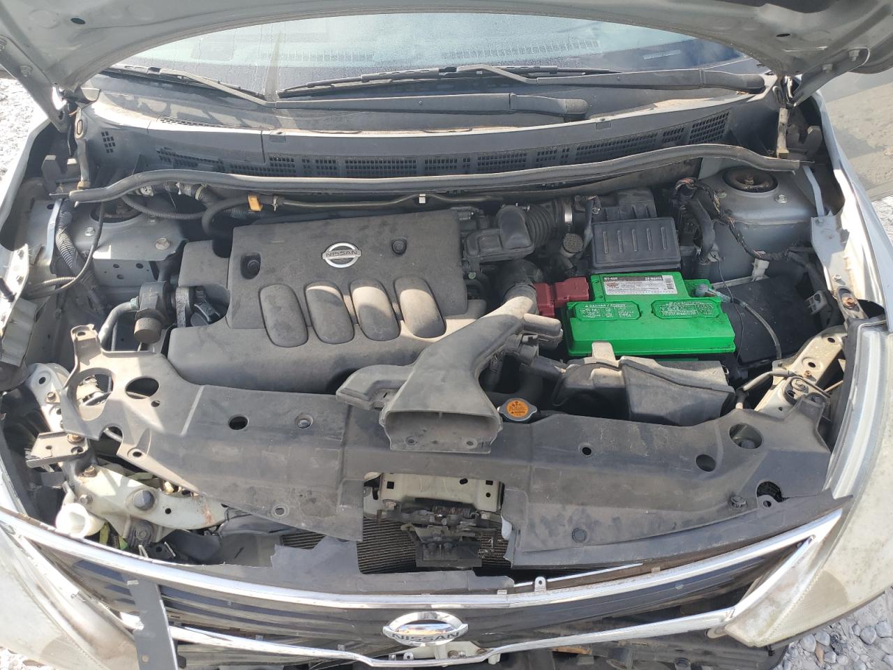 2010 Nissan Versa S Gray vin: 3N1BC1CPXAL354825