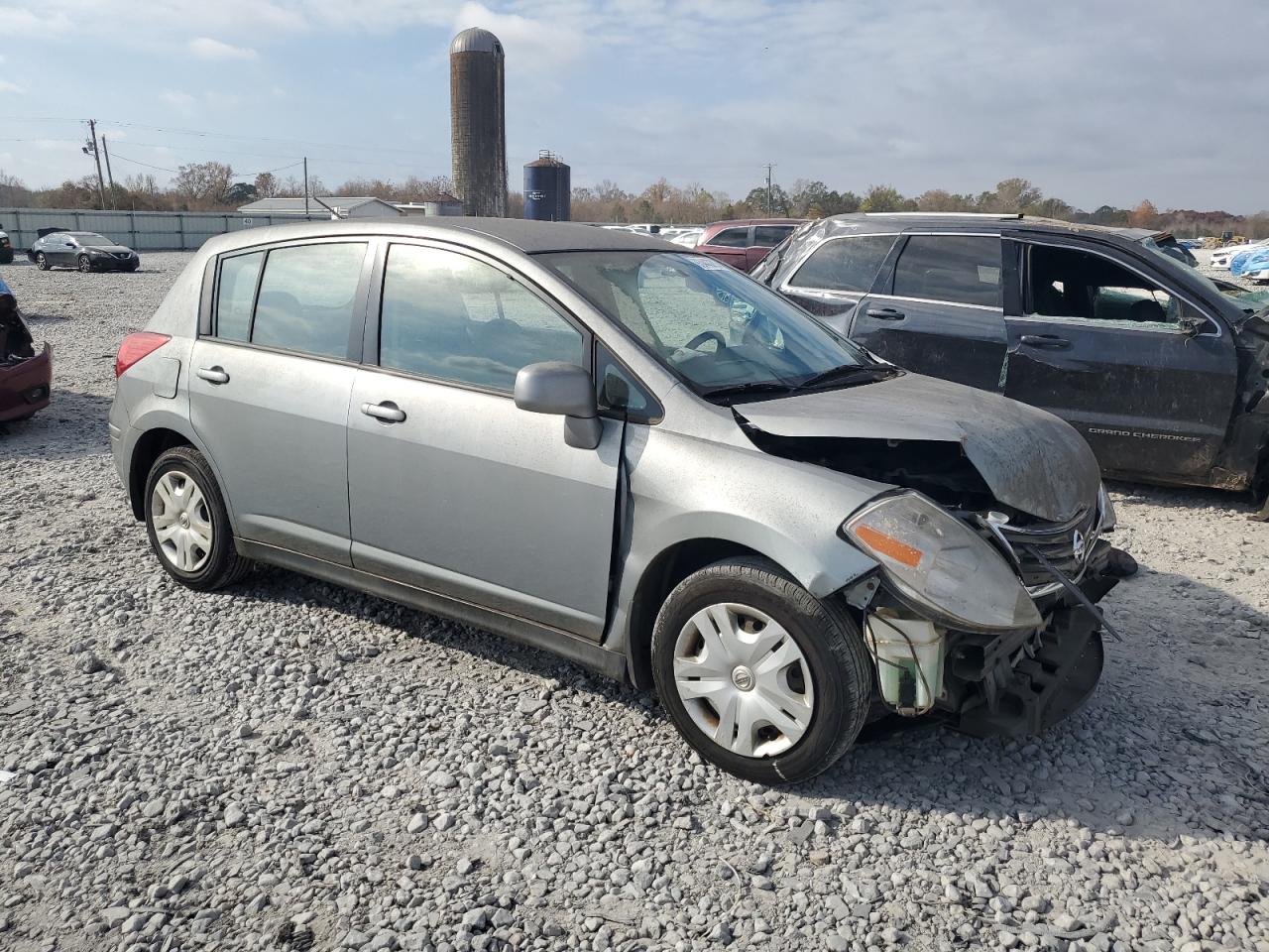 2010 Nissan Versa S Gray vin: 3N1BC1CPXAL354825