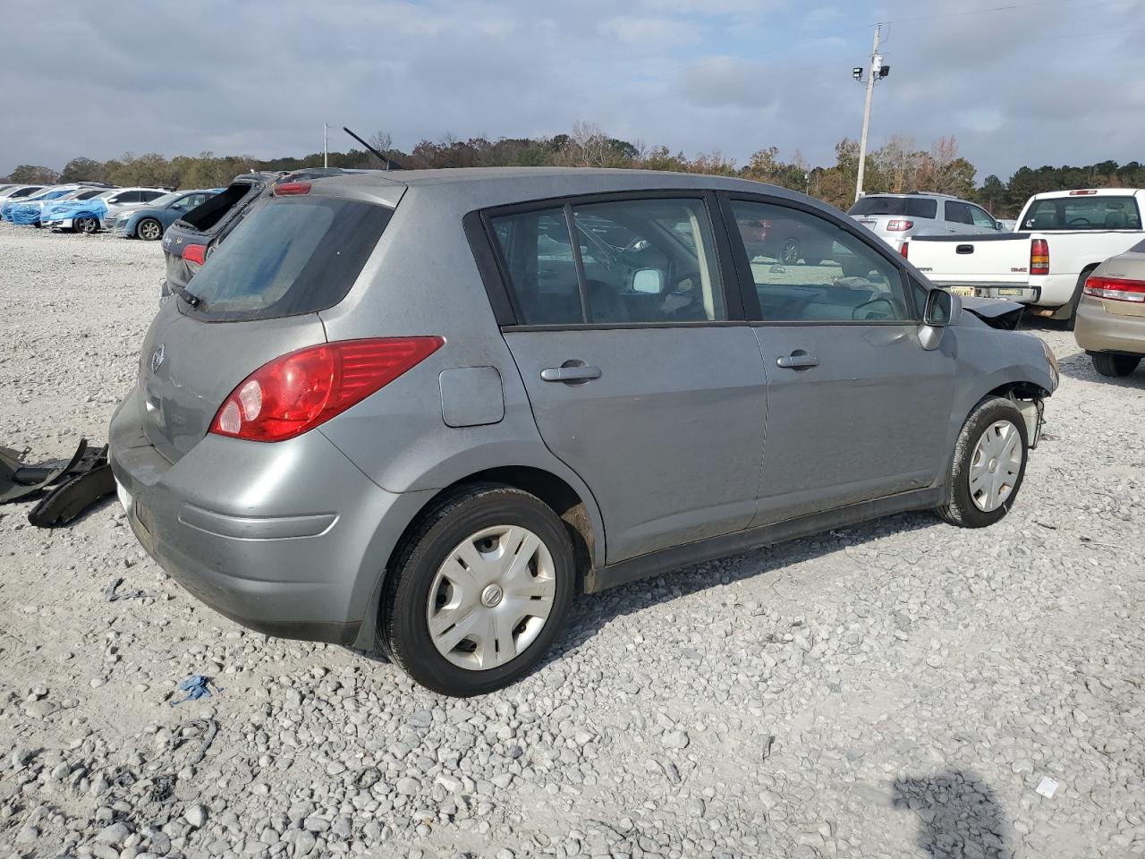 2010 Nissan Versa S Gray vin: 3N1BC1CPXAL354825