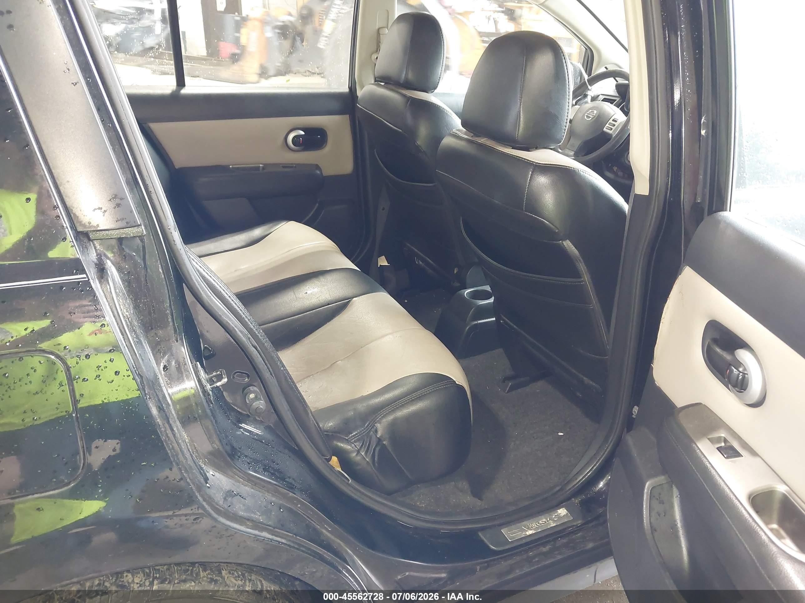 2010 Nissan Versa 1.8s Black vin: 3N1BC1CPXAL374282
