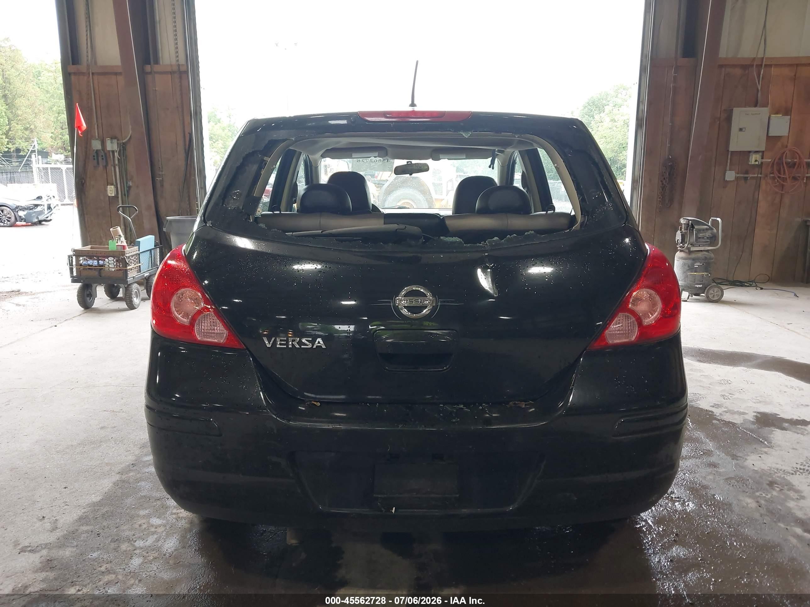 2010 Nissan Versa 1.8s Black vin: 3N1BC1CPXAL374282