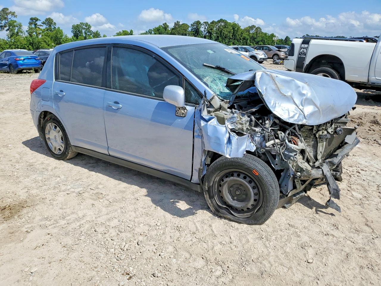 2010 Nissan Versa 1.8 S Blue vin: 3N1BC1CPXAL430401