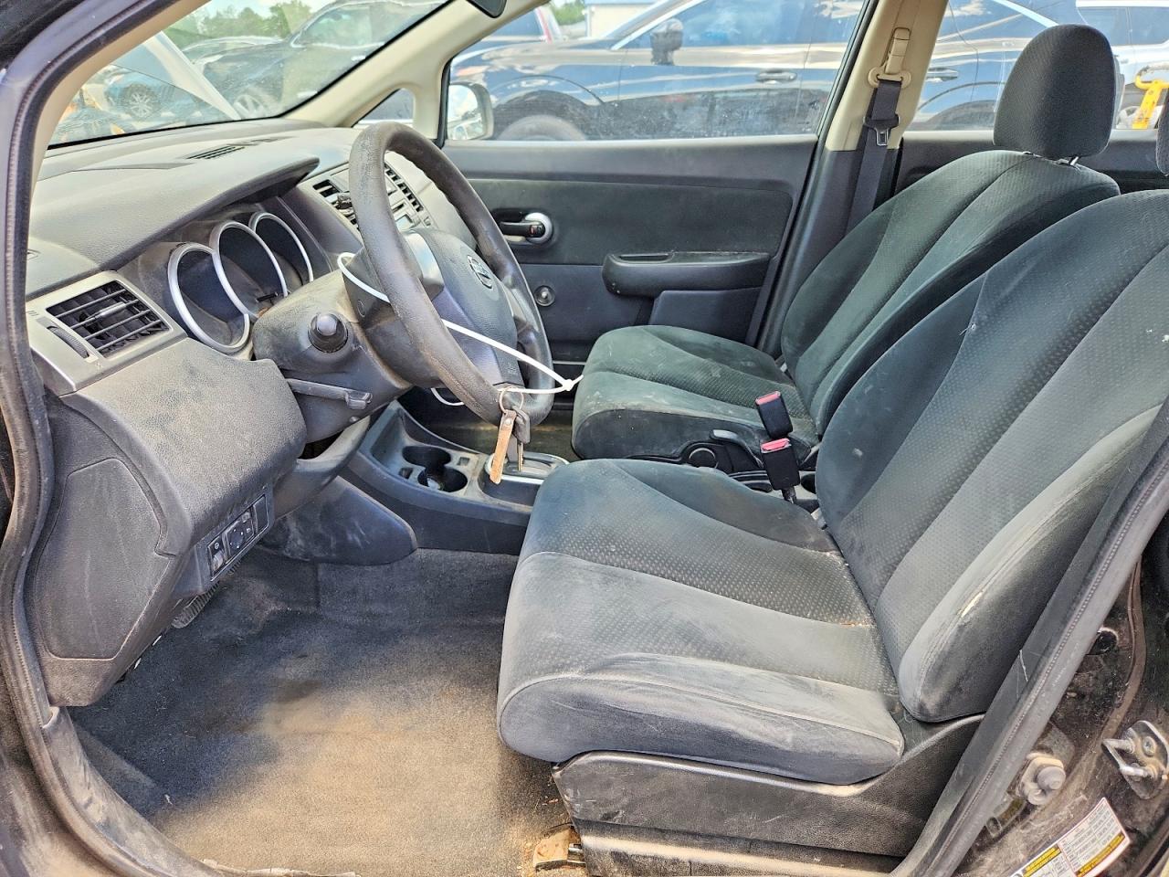 2010 Nissan Versa 1.8 S Black vin: 3N1BC1CPXAL437199