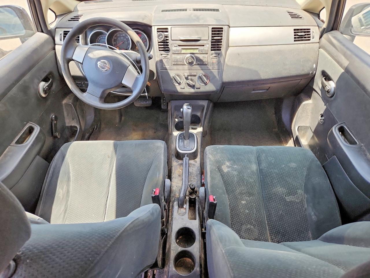 2010 Nissan Versa 1.8 S Black vin: 3N1BC1CPXAL437199
