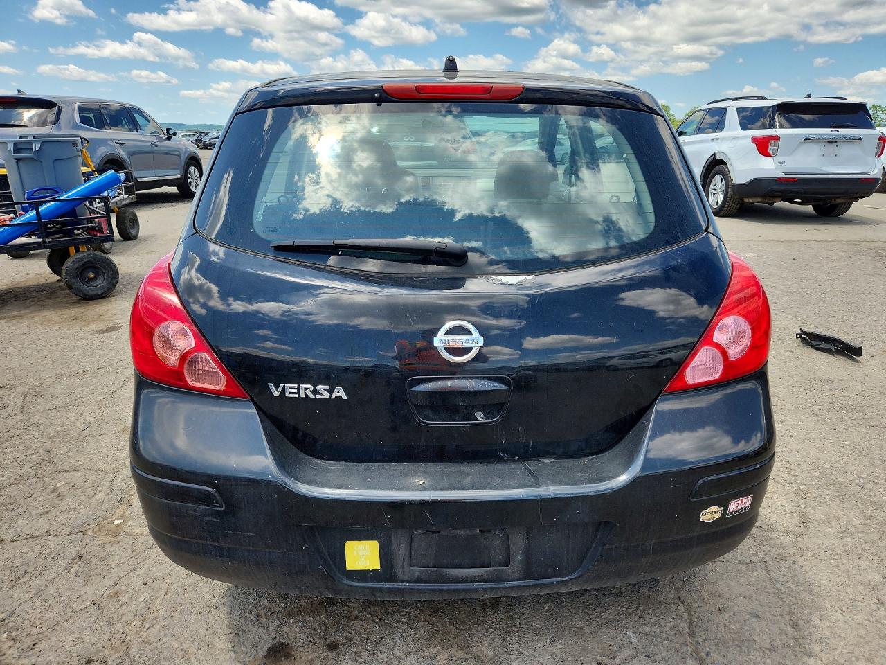 2010 Nissan Versa 1.8 S Black vin: 3N1BC1CPXAL437199