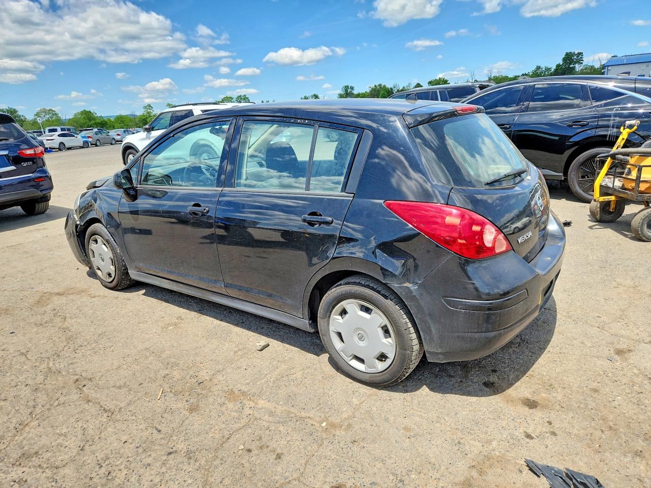 2010 Nissan Versa 1.8 S Black vin: 3N1BC1CPXAL437199
