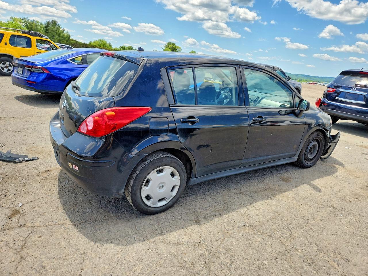2010 Nissan Versa 1.8 S Black vin: 3N1BC1CPXAL437199
