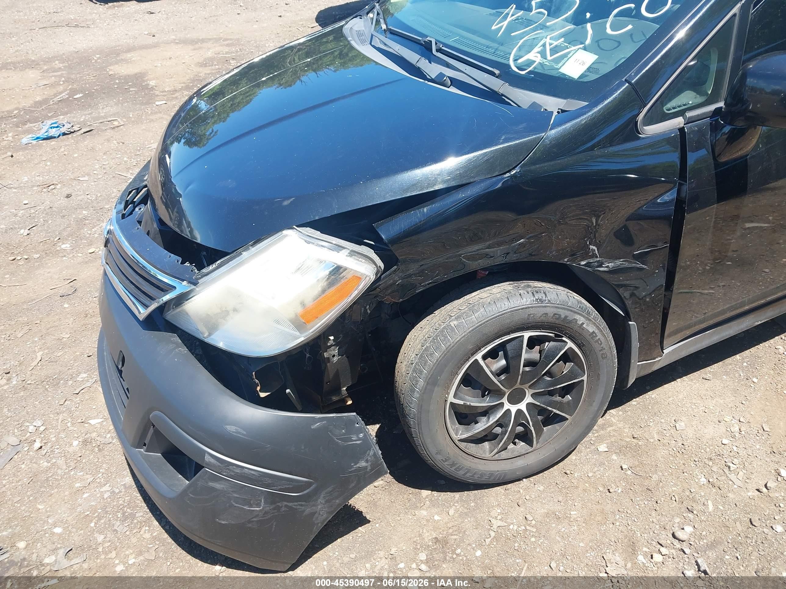 2010 Nissan Versa 1.8s Black vin: 3N1BC1CPXAL451541