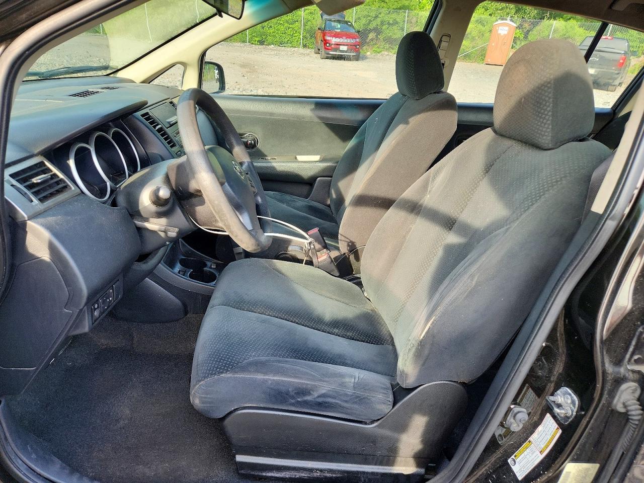 2011 Nissan Versa 1.8 S Black vin: 3N1BC1CPXBL391035