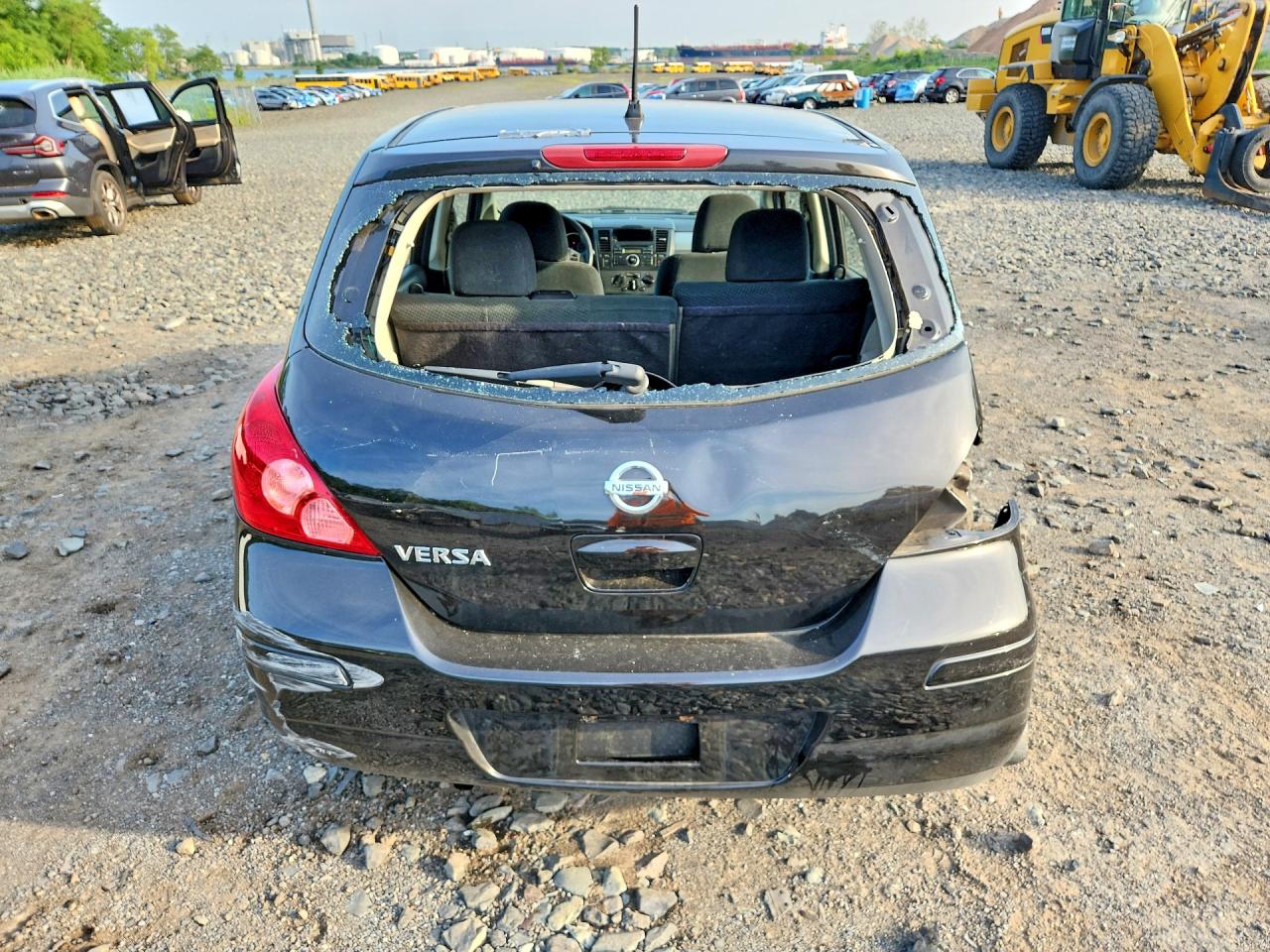2011 Nissan Versa 1.8 S Black vin: 3N1BC1CPXBL391035